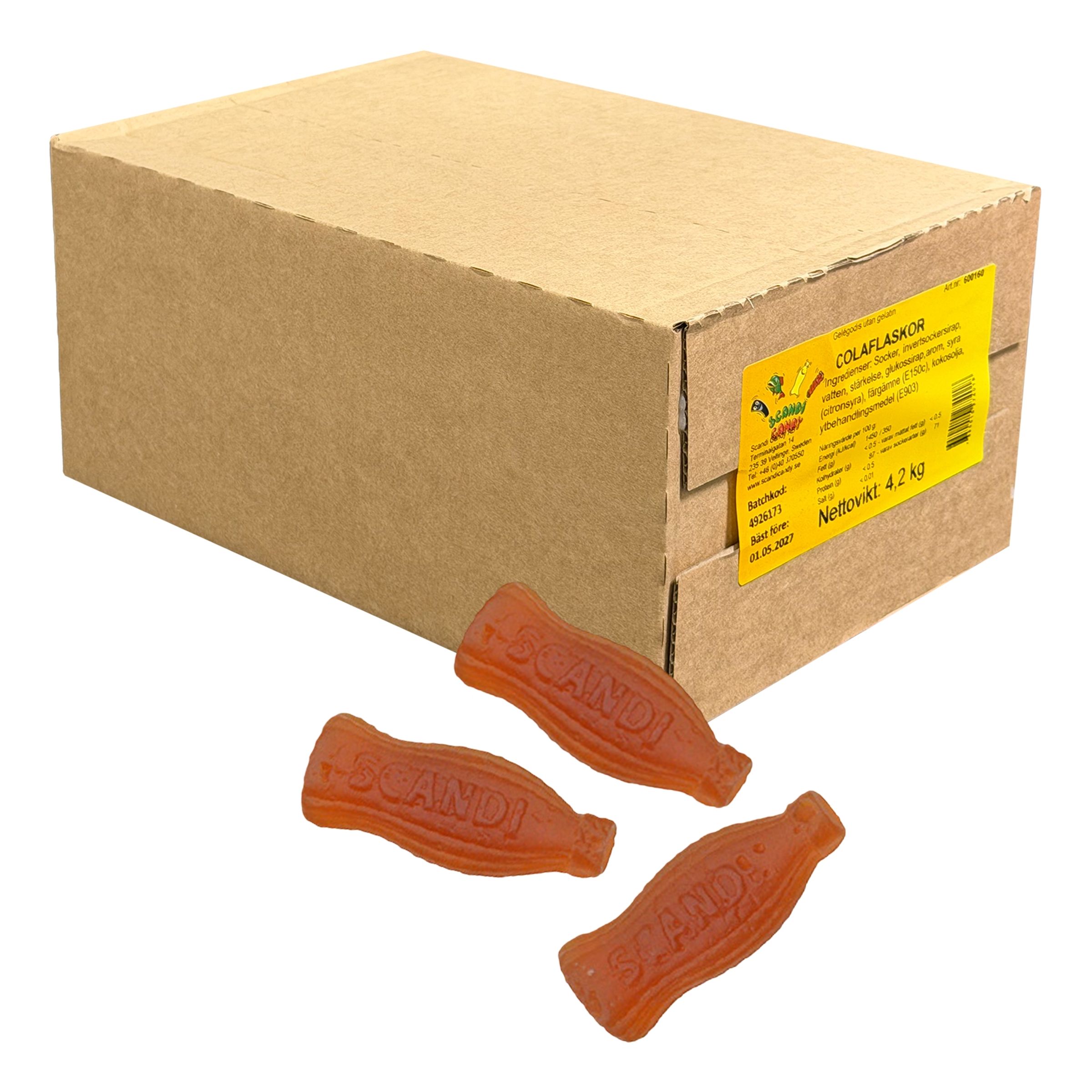 Scandi Candy Cola-flasker Økonomipakke - 4,2 kg