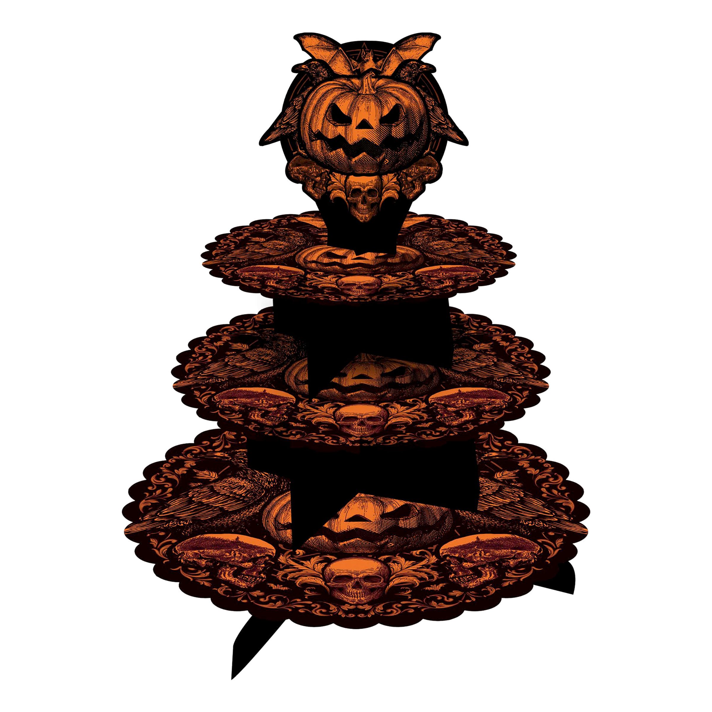 Serveringsställ Gothic Pumpa | Hem - Teman - Högtider - Halloween - Halloweendukning | Maskeradspecialisten