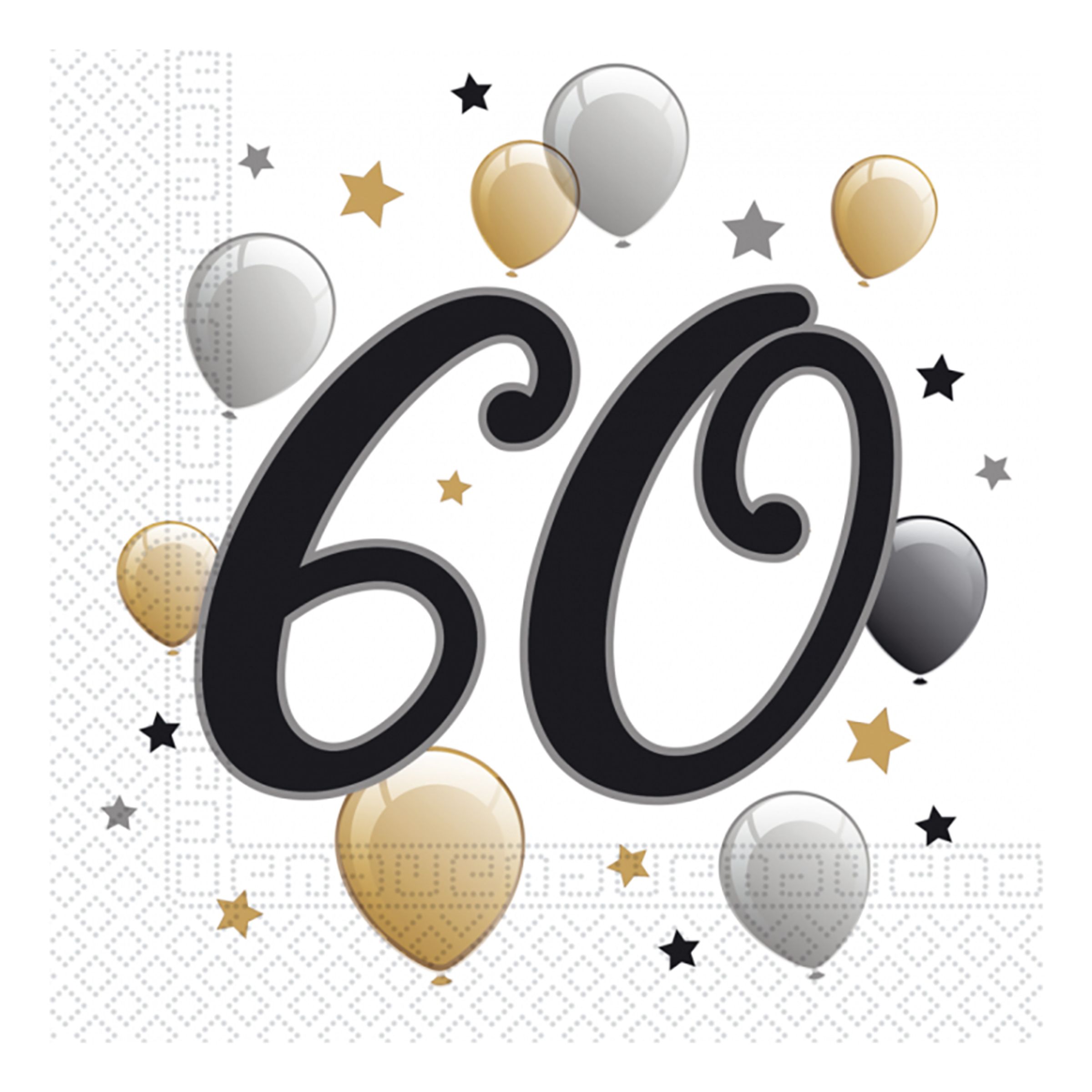 Servietter 60 Balloner - 20-stk