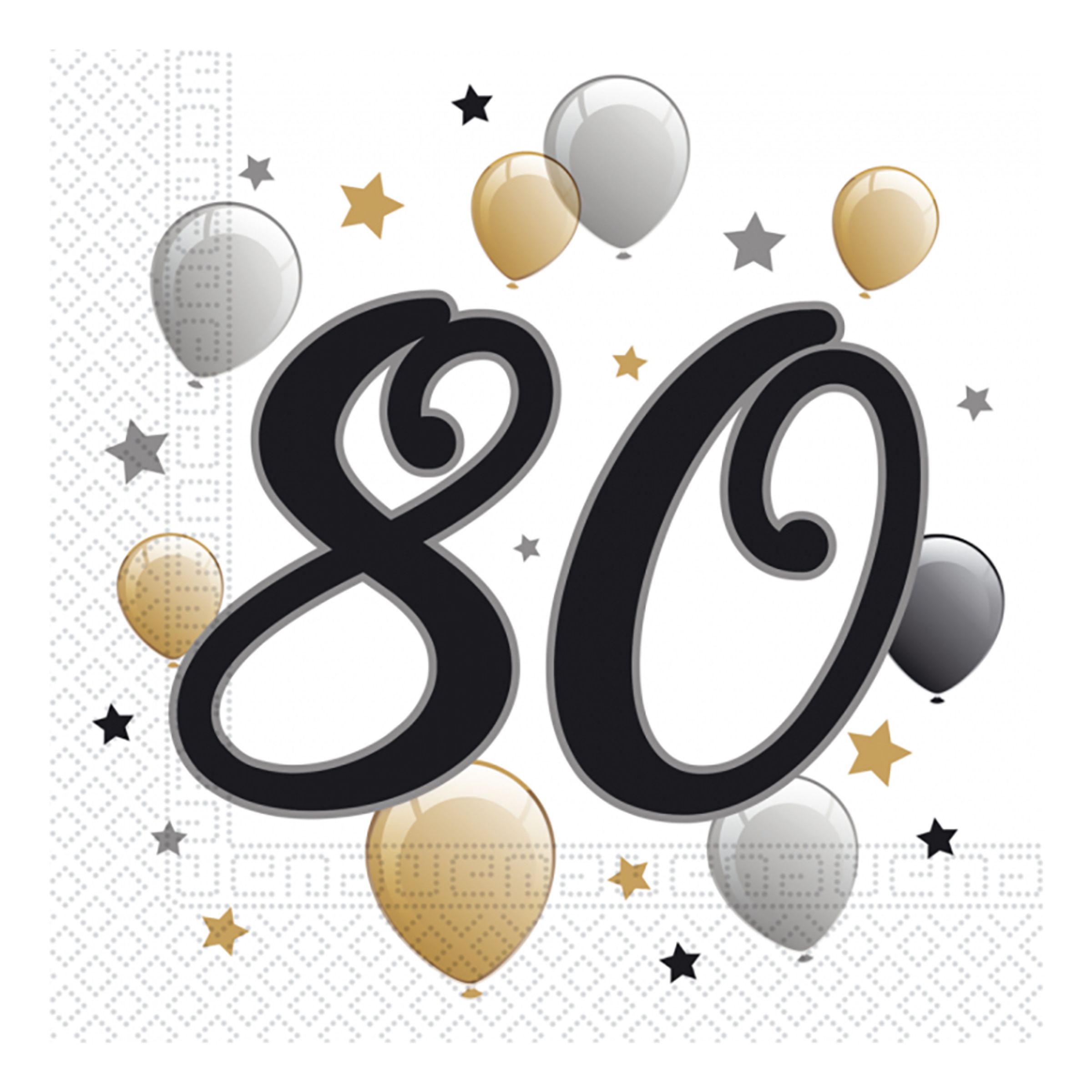 Servietter 80 Balloner - 20-stk