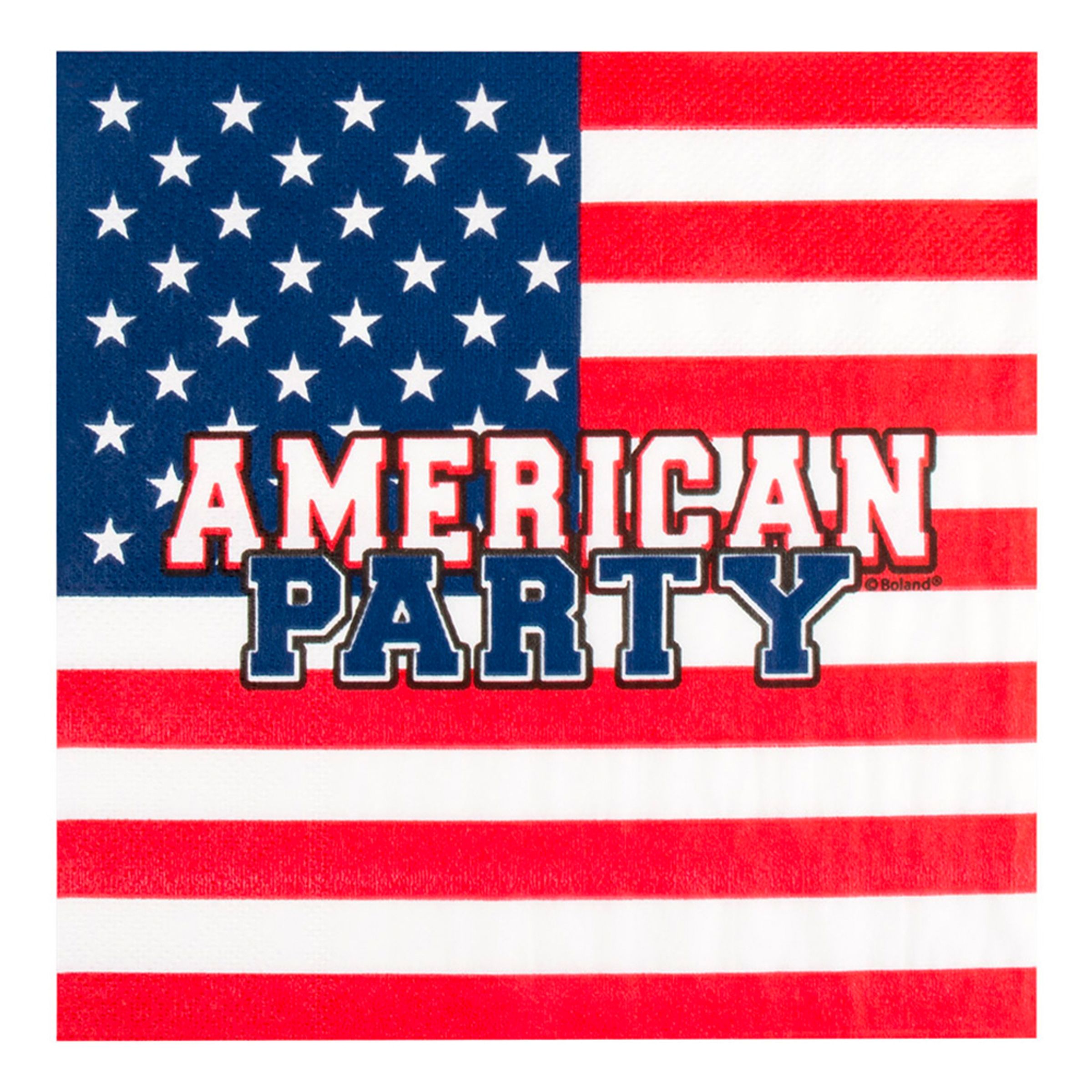 Servietter American Party - 20-stk