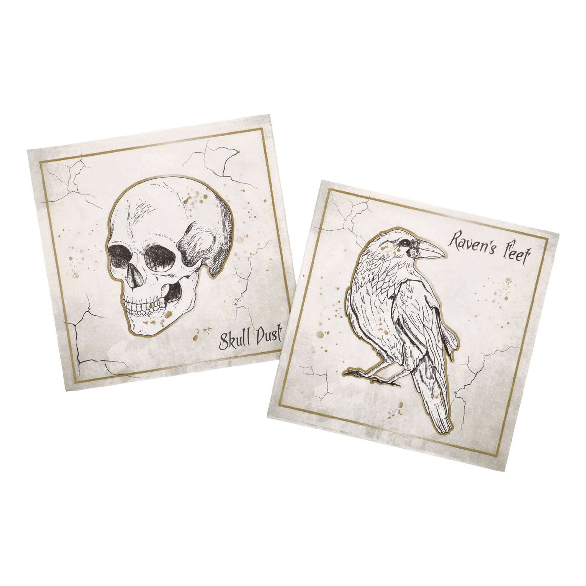 Servetter Creepy Curiosities - 20-pack | Hem - Teman - Högtider - Halloween - Halloweendukning | Maskeradspecialisten
