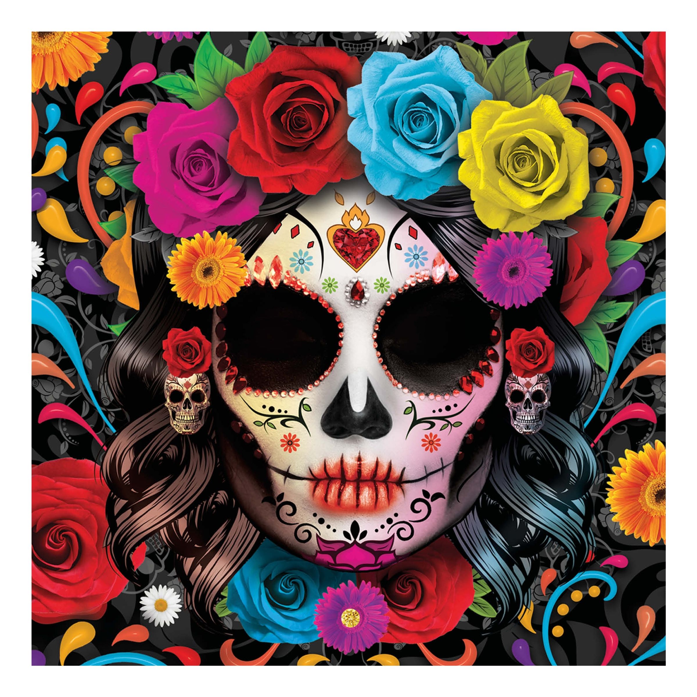 Servietter Day of the Dead - 12-pak