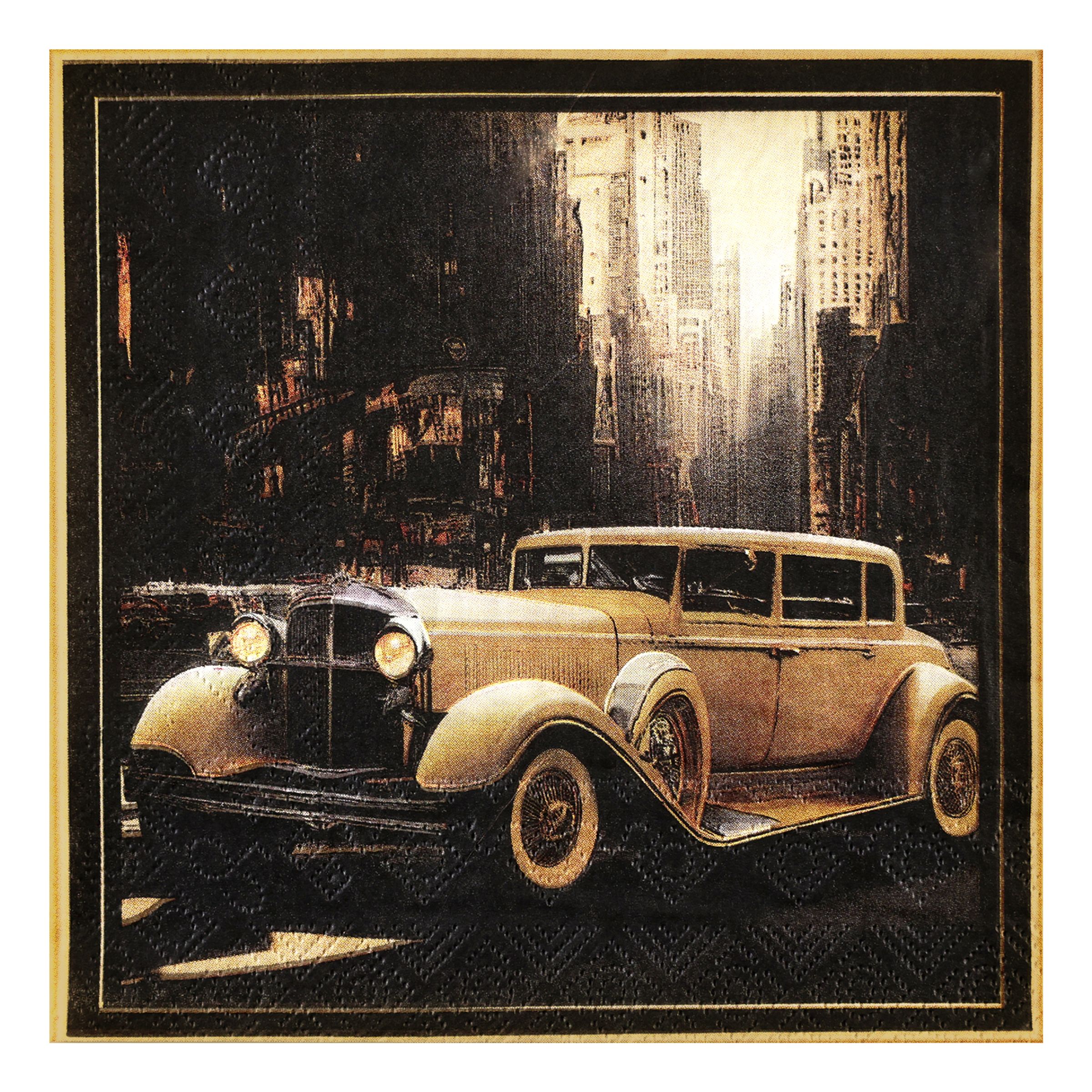 Servetter Gatsby Noir - 20-pack | Hem - Festartiklar - Dukning - Servetter | Pryloteket