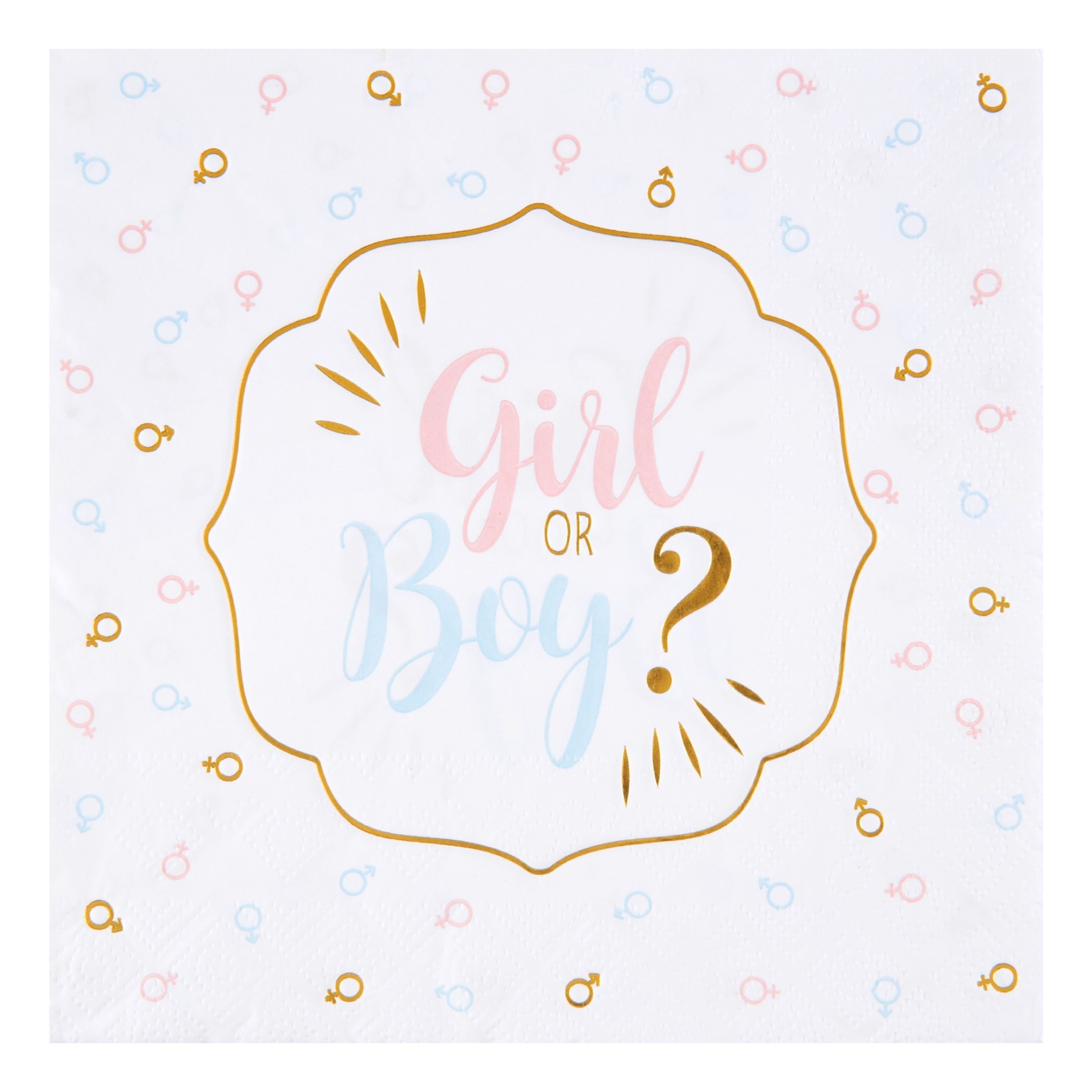 Servietter Girl or Boy - 20-stk