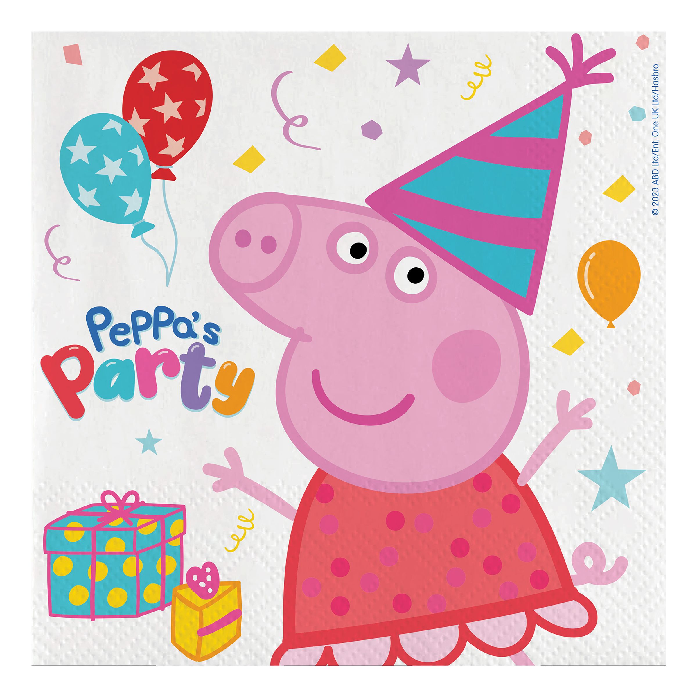 Servietter Gurli Gris&trade; Peppa’s Party - 20-pak