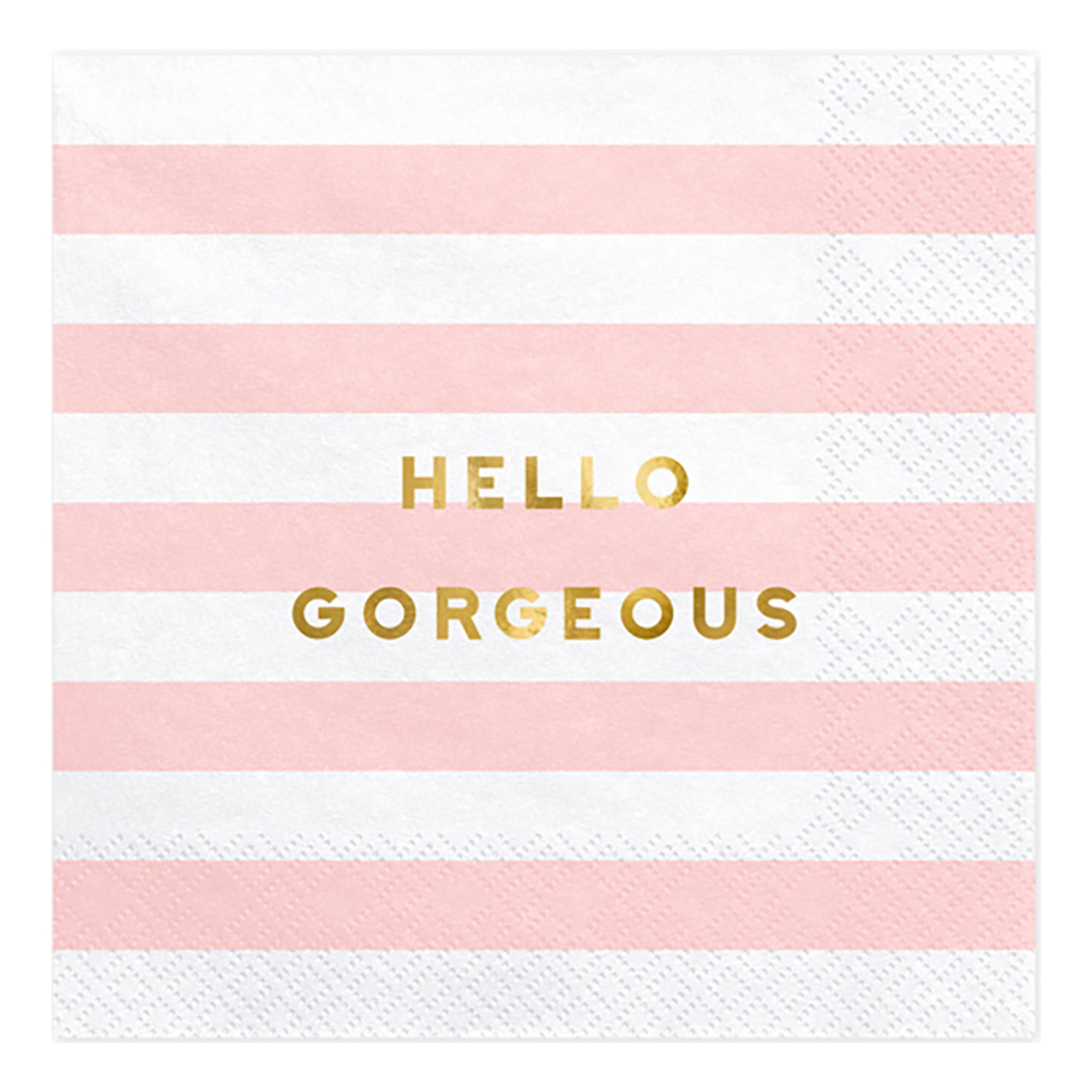 Servietter Hello Gorgeous - 20-stk