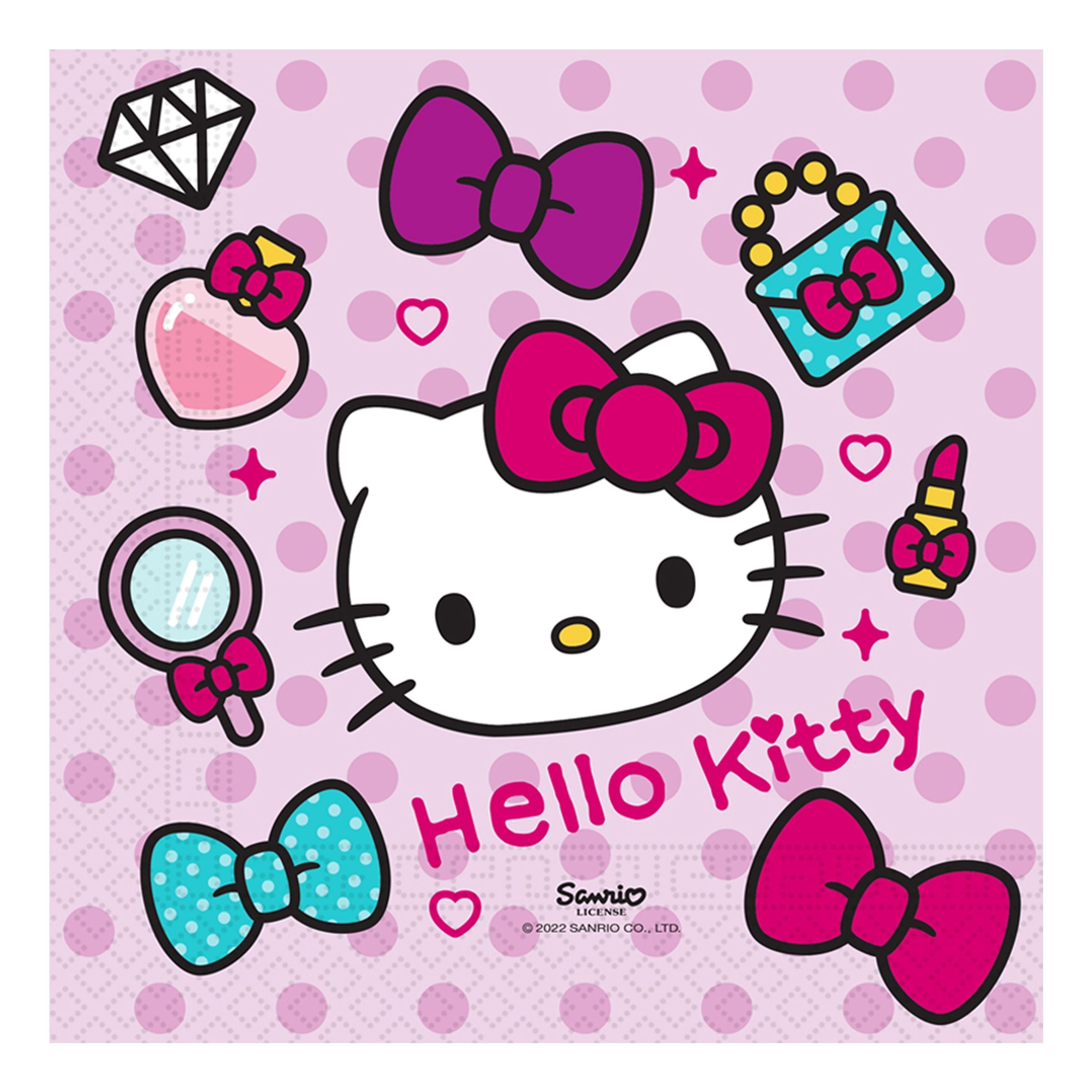Servietter Hello Kitty Fashion Stylish - 20-pak