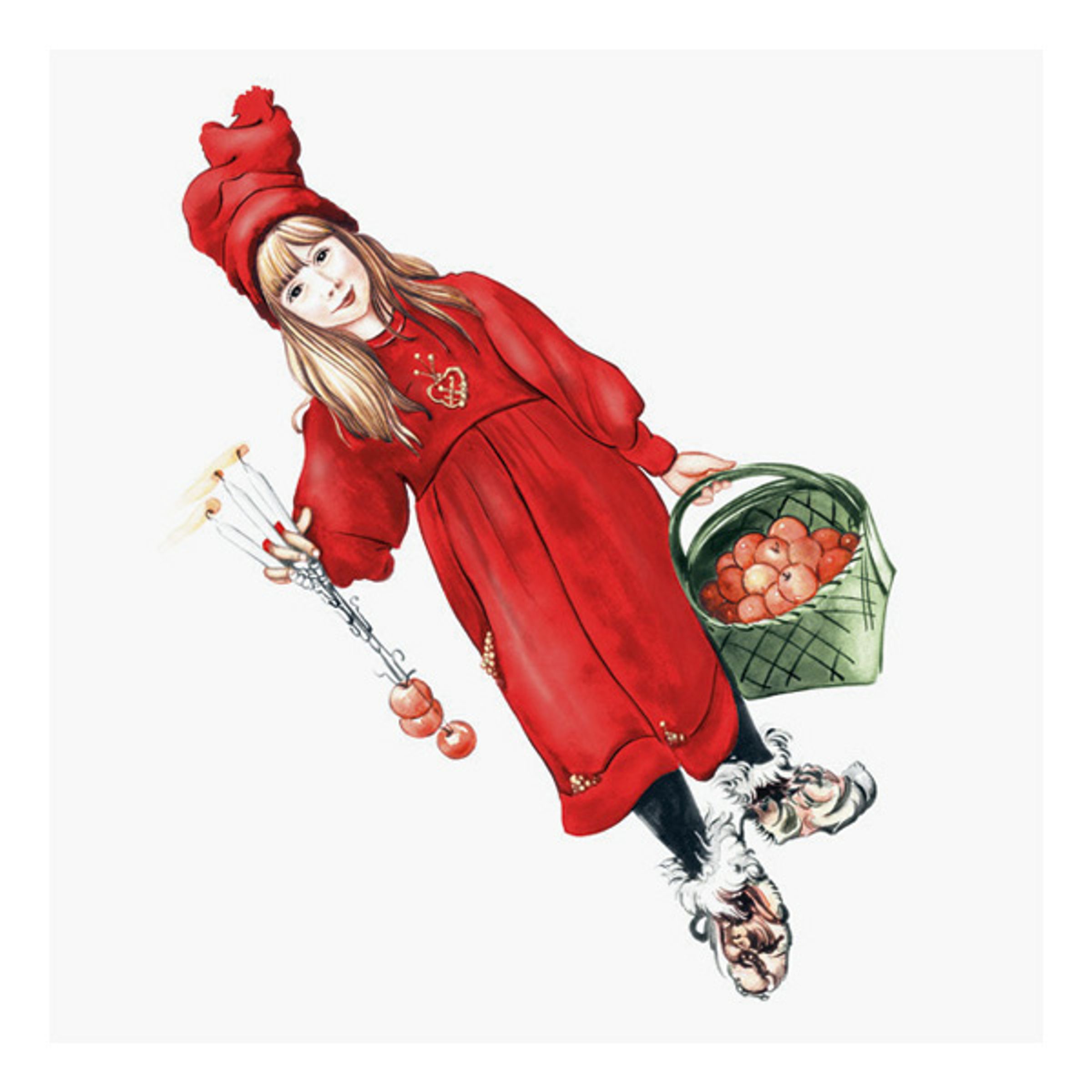 Julservetter Carl Larsson - 20-pack | Hem - Teman - Färger - Röd | Maskeradspecialisten
