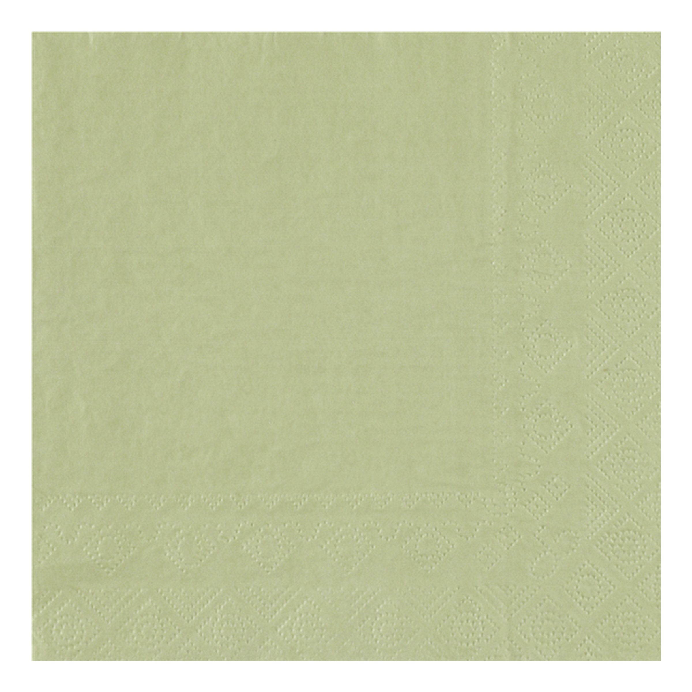 Servetter Sage - 25-pack | Hem - Festartiklar - Dukning - Servetter | Party Outlet
