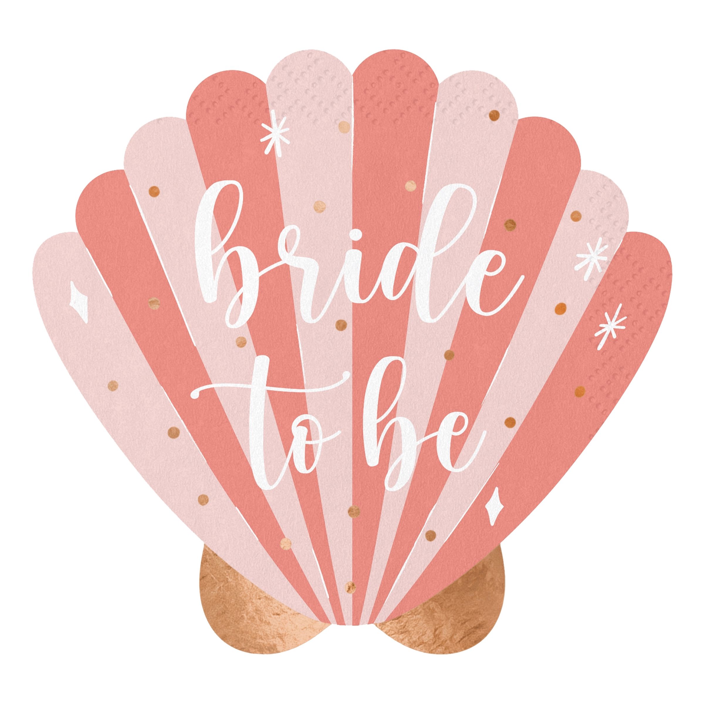 Servietter Snackskål Bride To Be - 20-pak