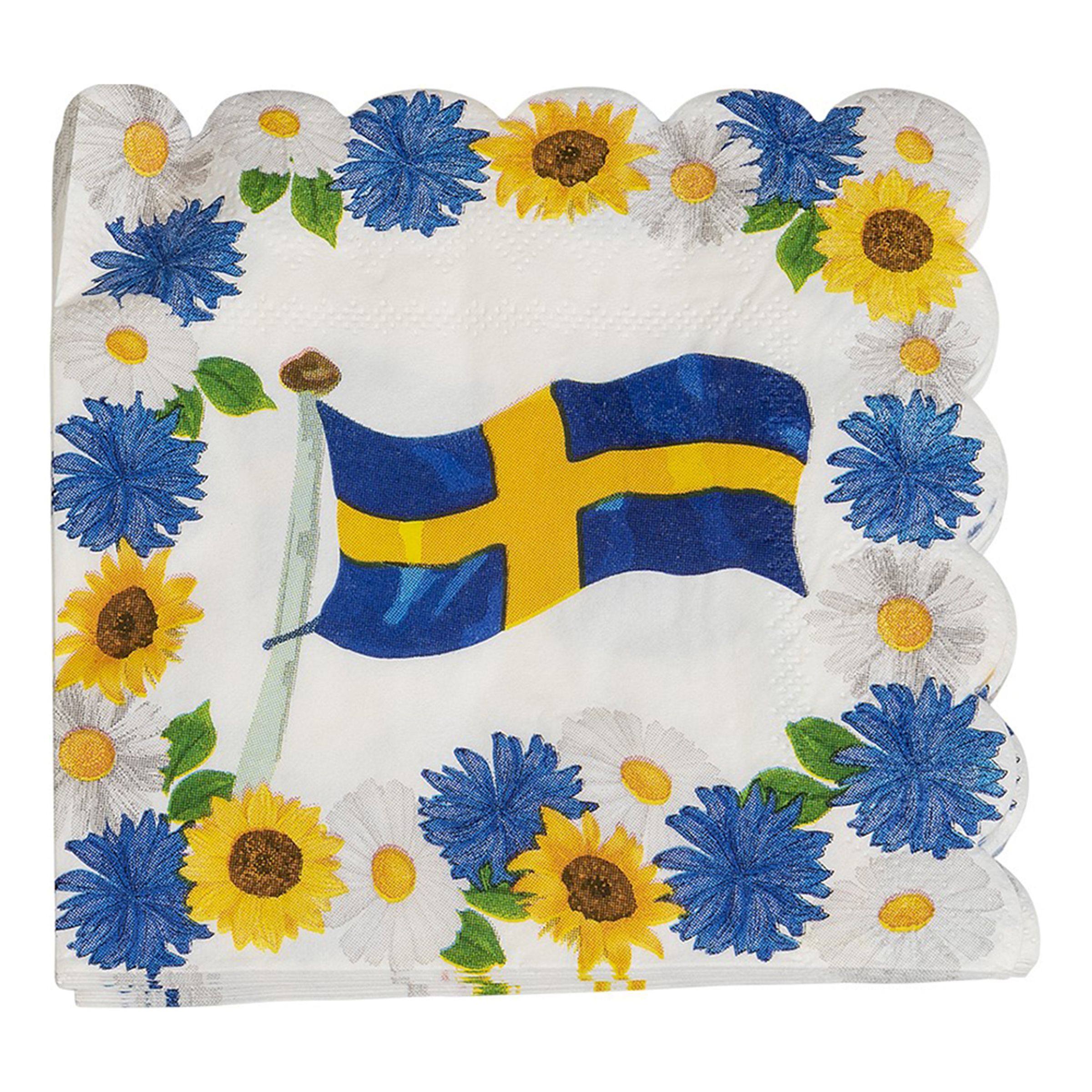 Servietter Svensk Sommer - 16-stk