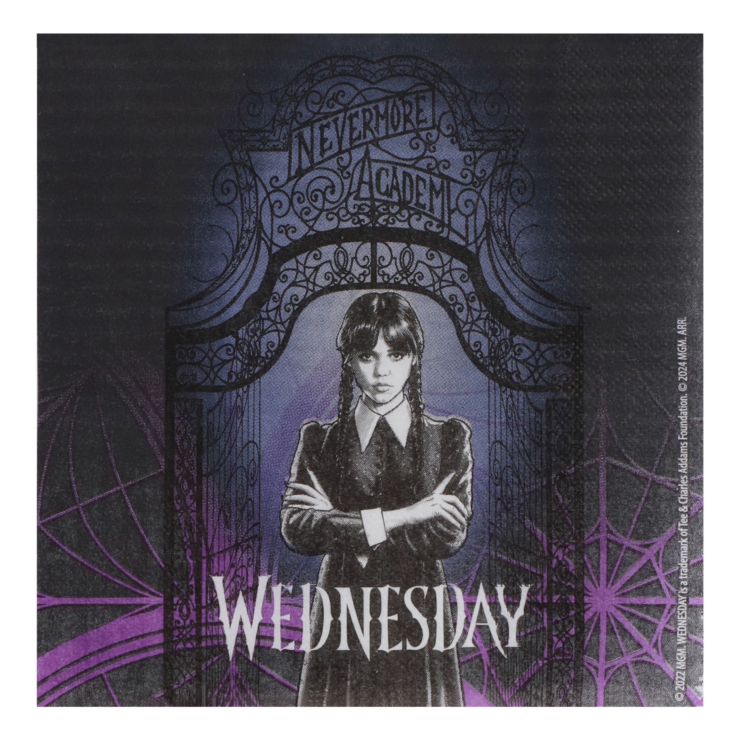 Servetter Wednesday - 20-pack | Hem - Festartiklar - Dukning - Servetter | Pryloteket