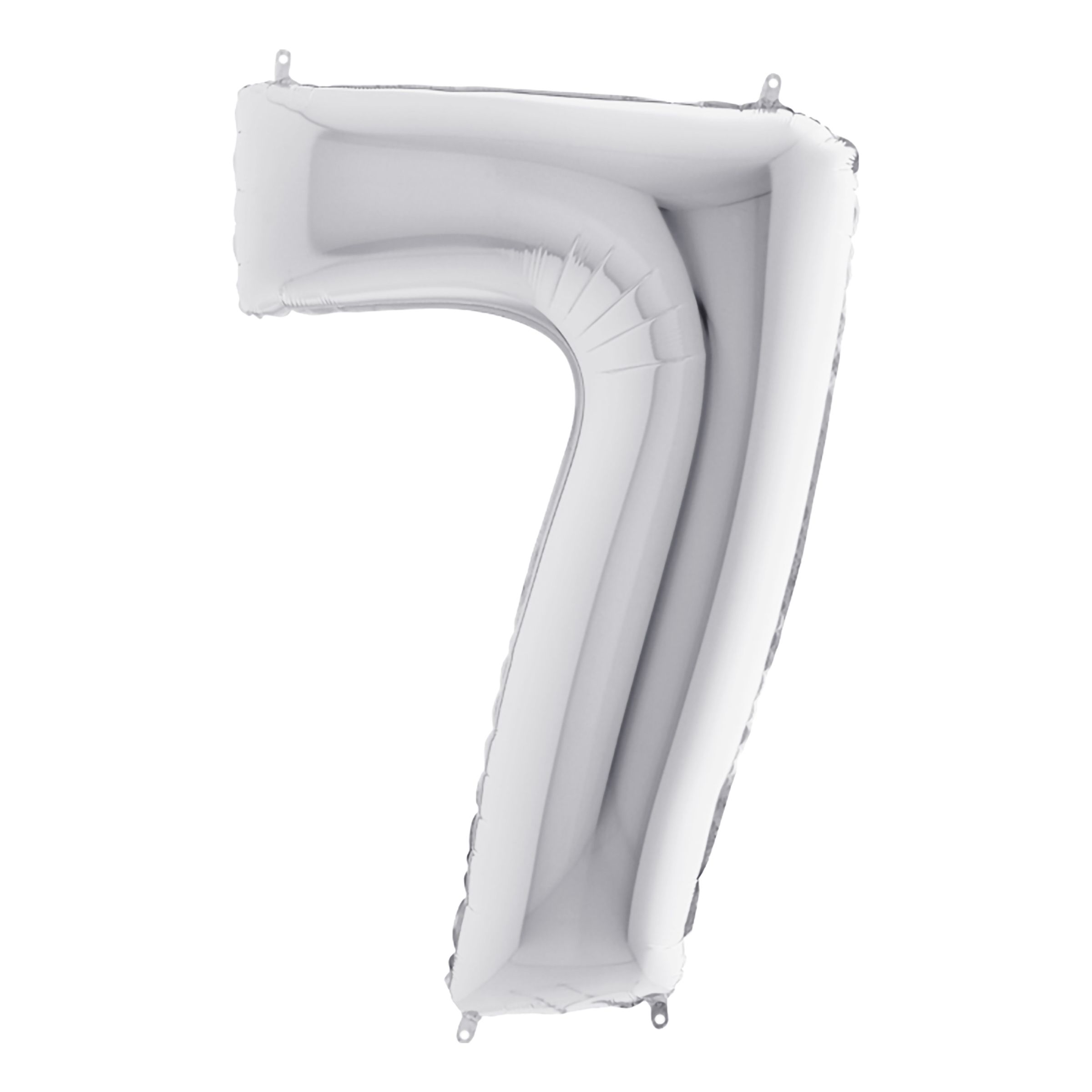 Talballon Sølv Metallic - Tal 7