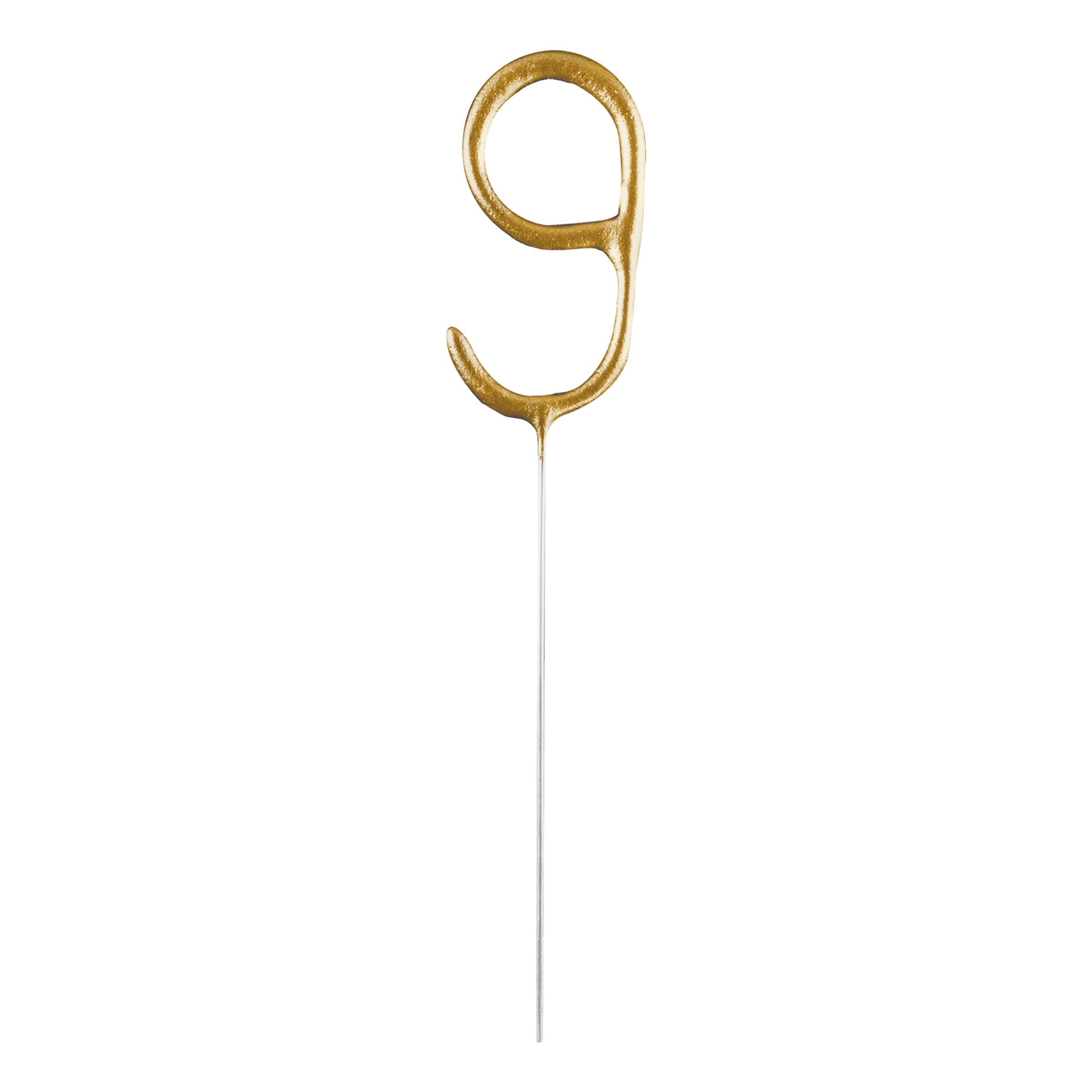 Talfontæne Guld Metallic - Tal 9