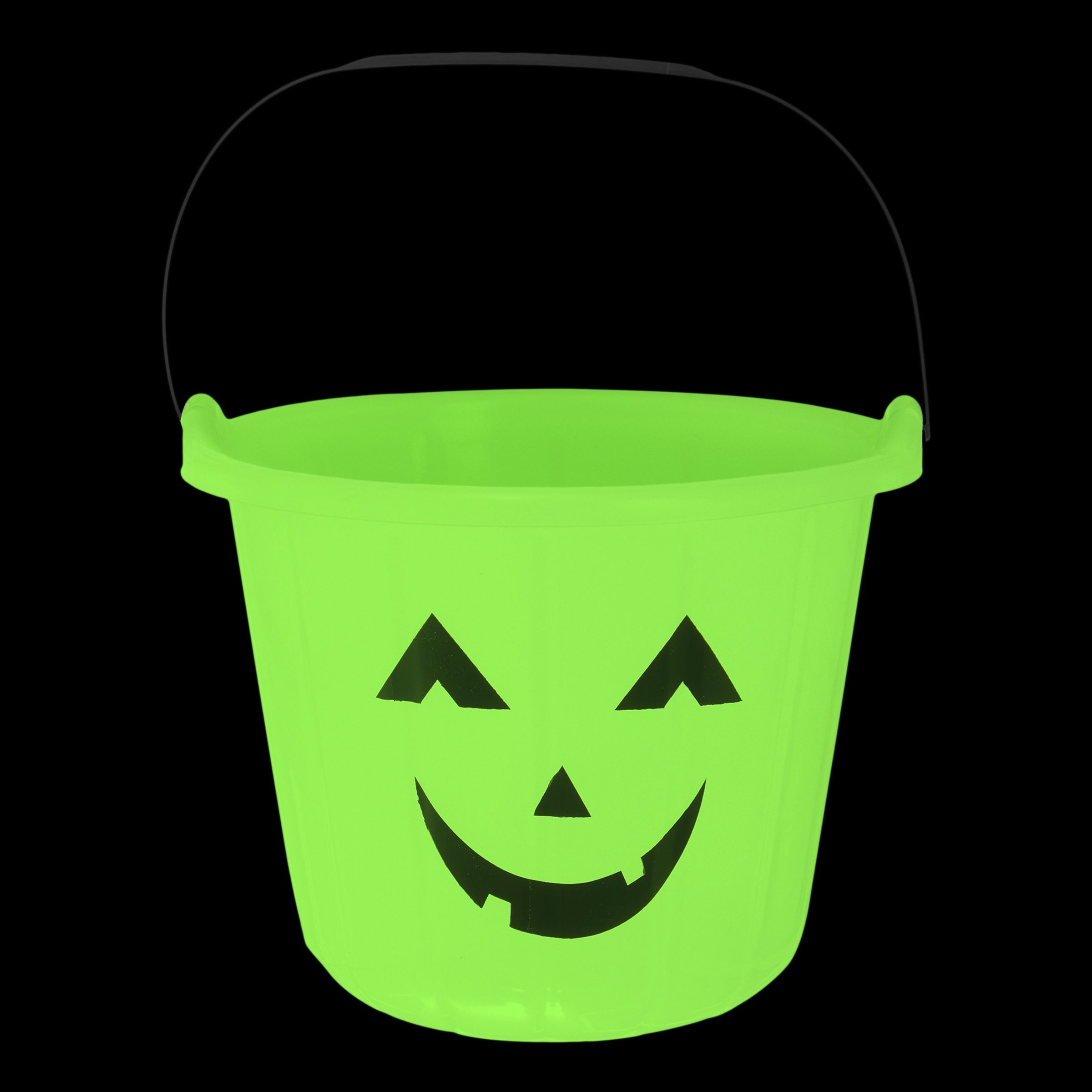 Självlysande Halloweenhink | Hem - Roliga Prylar - Spel & Lek - Självlysande Prylar | Pryloteket