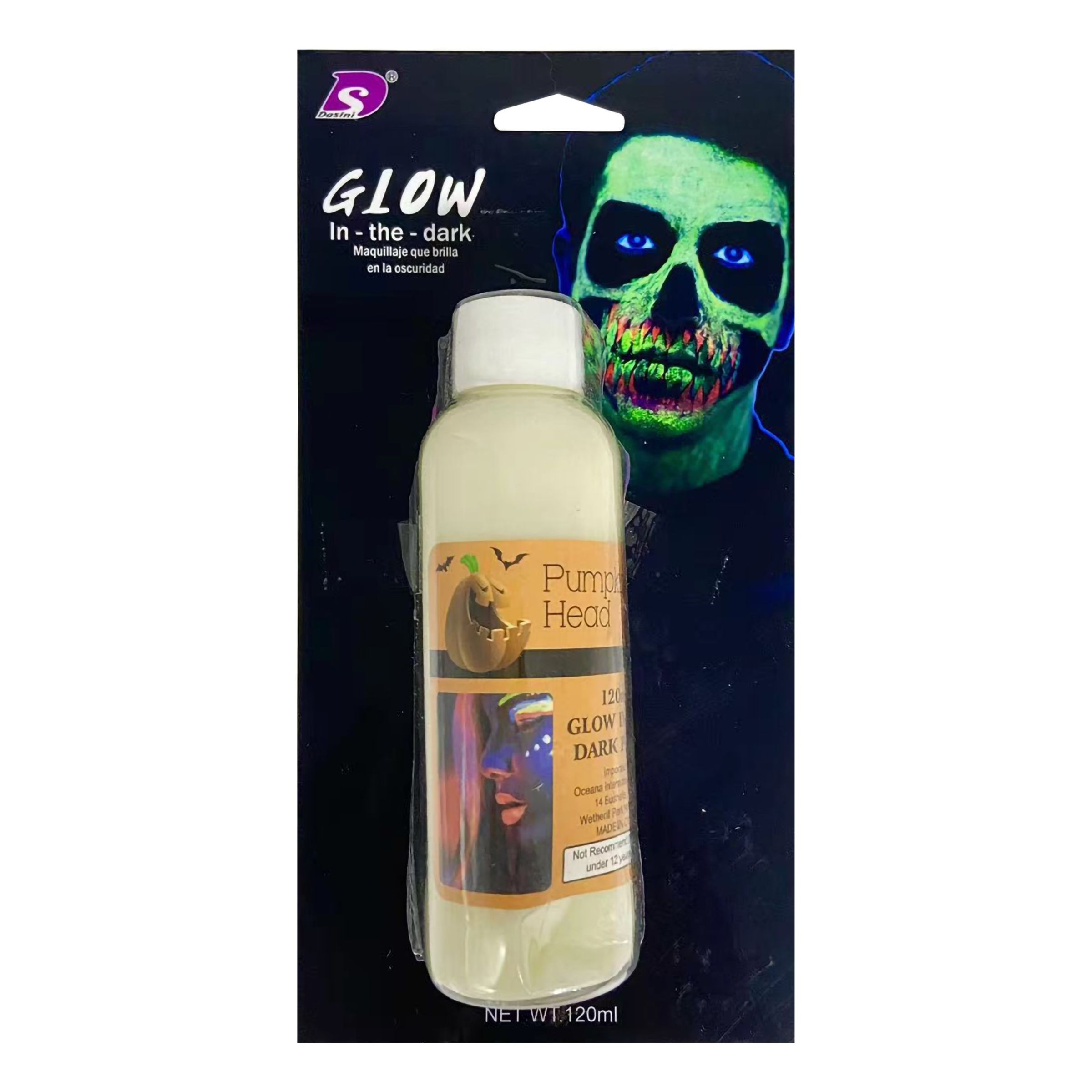 Selvlysende Halloweensminke - 120 ml