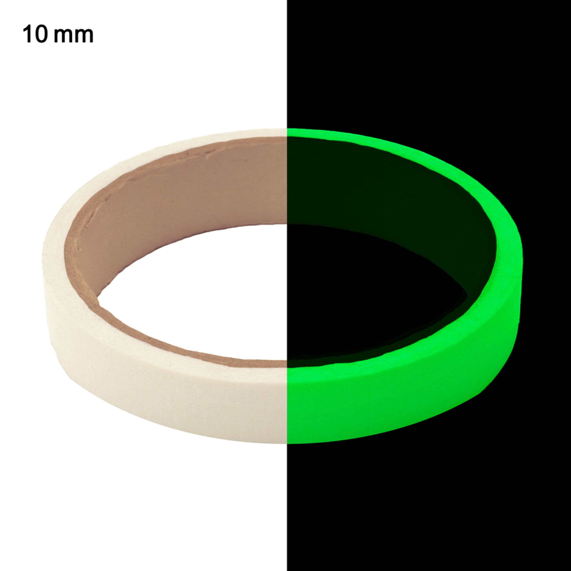 Selvlysende Tape - 10 mm x 10 m