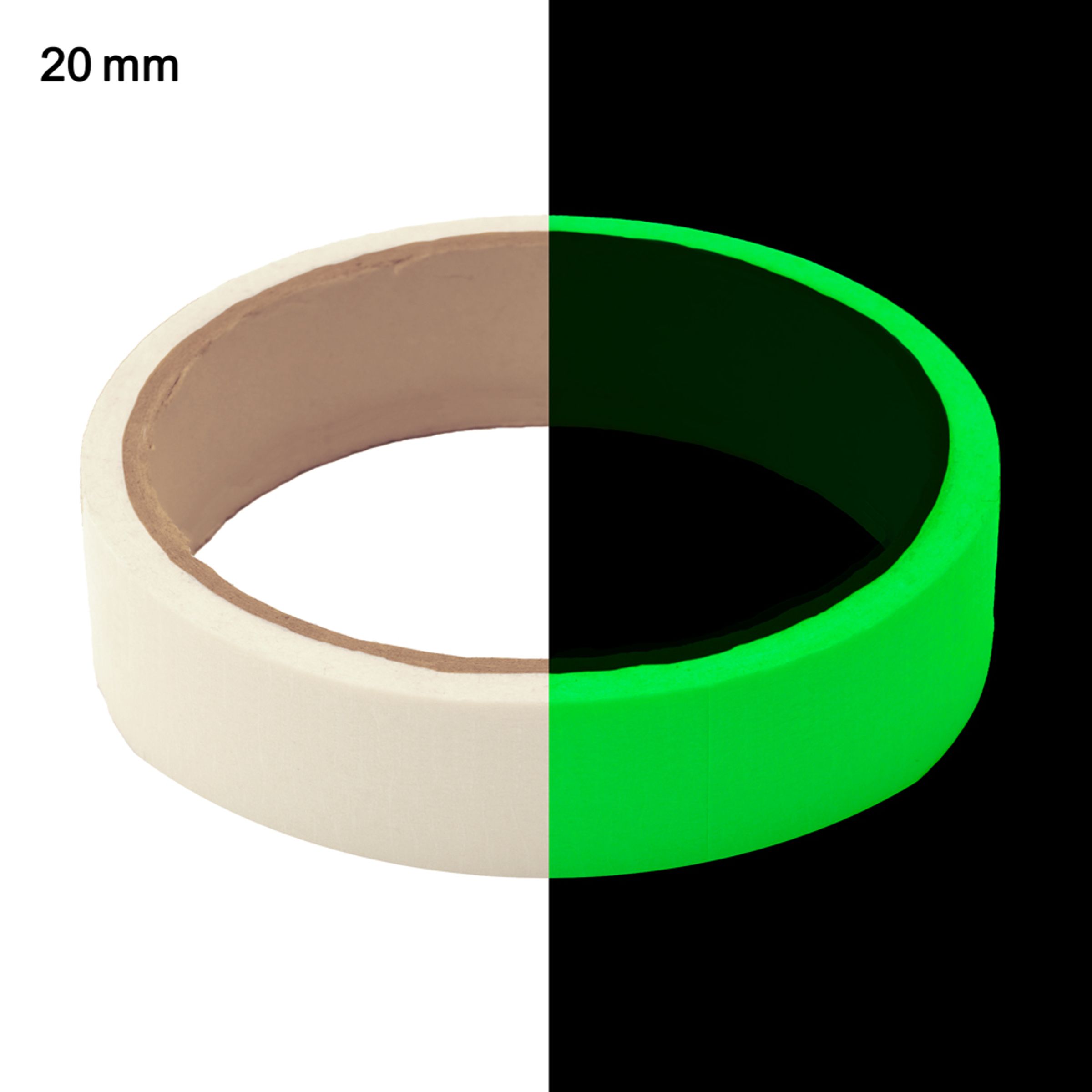 Selvlysende Tape - 20 mm x 10 m