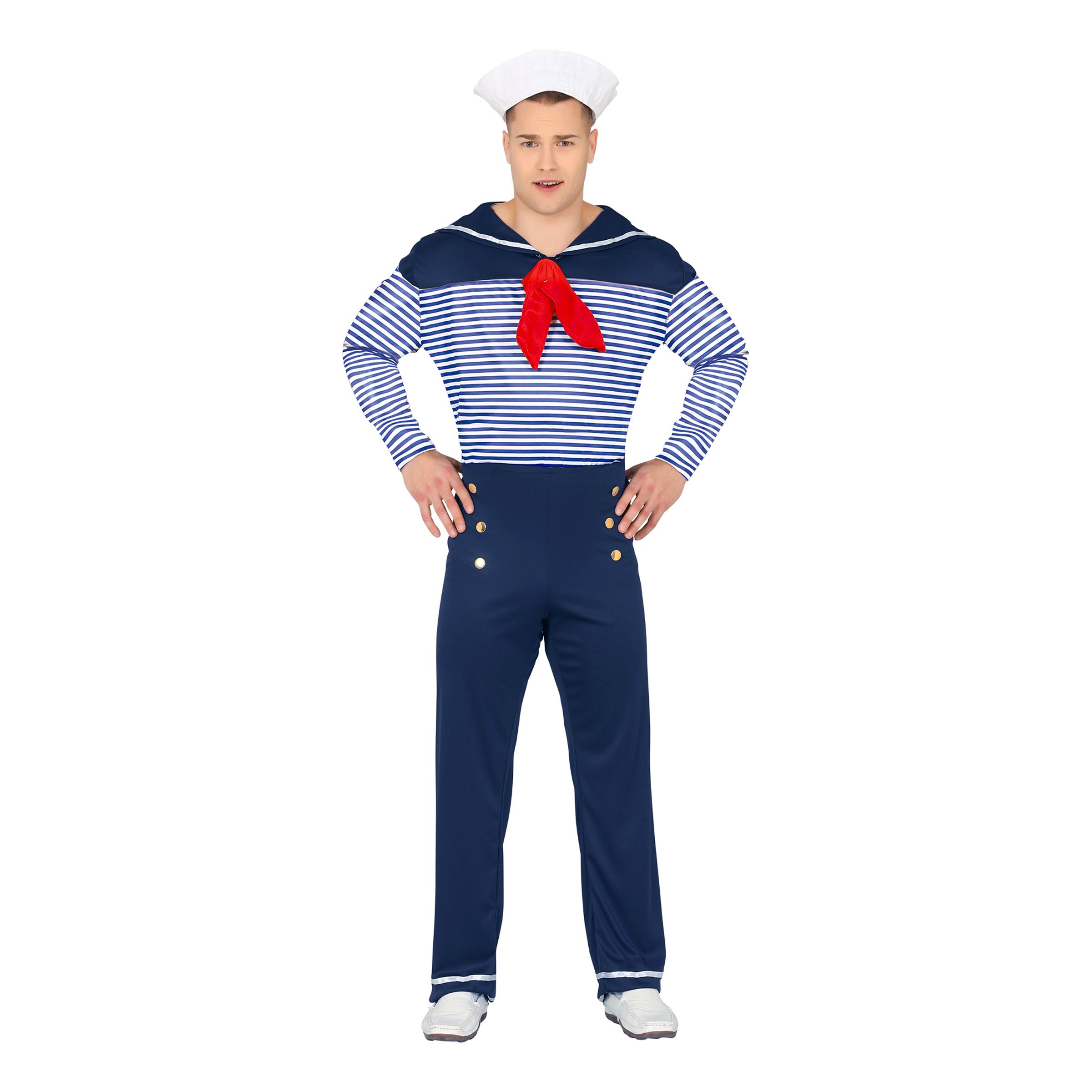 Sjöman Herr Maskeraddräkt - Medium | Hem - Maskerad - Maskeraddräkter - Herrdräkter | Maskeradspecialisten
