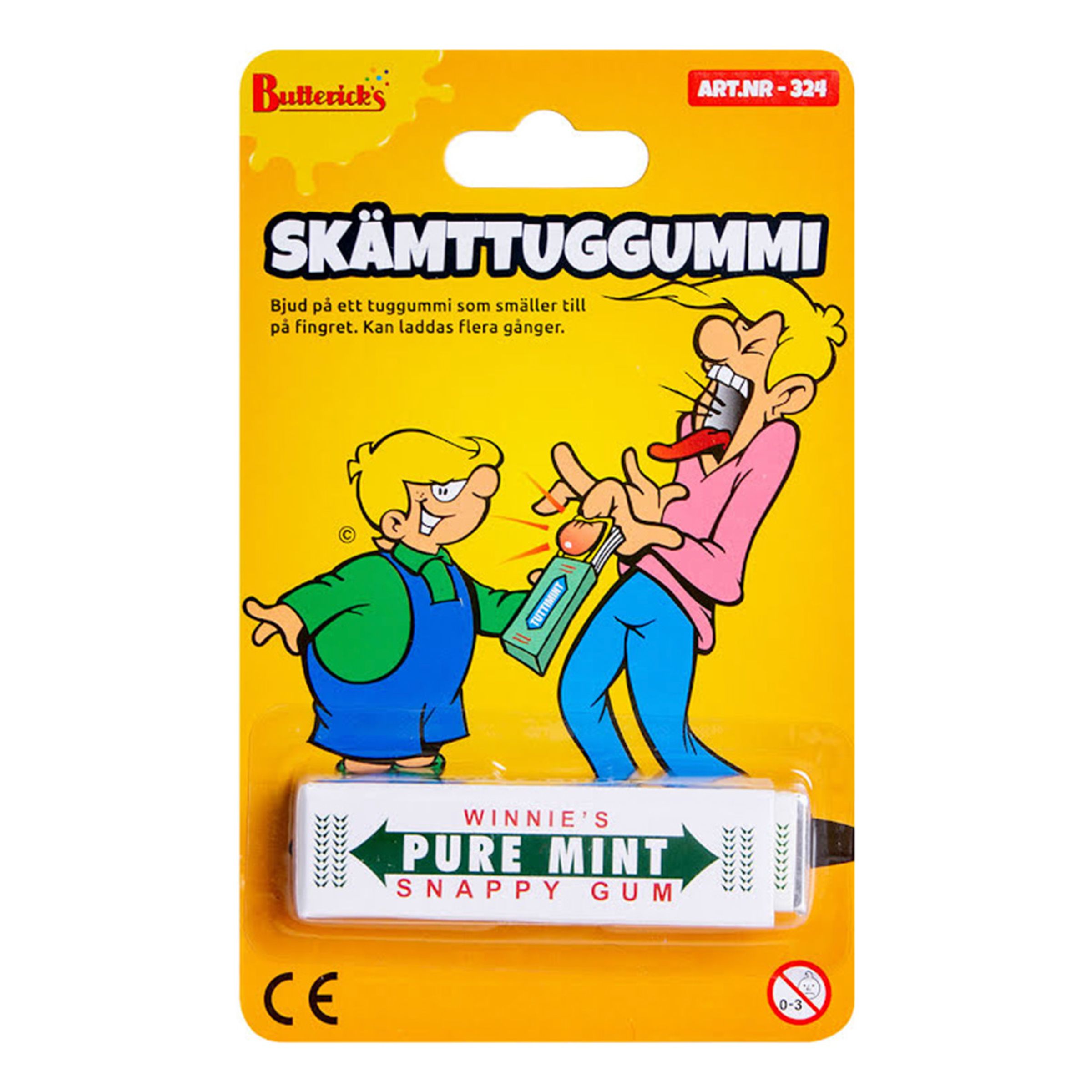 Skämttuggummi Skämtartikel | Hem - Godis & Läsk - Godis - Tuggummi och Pastiller | Maskeradspecialisten