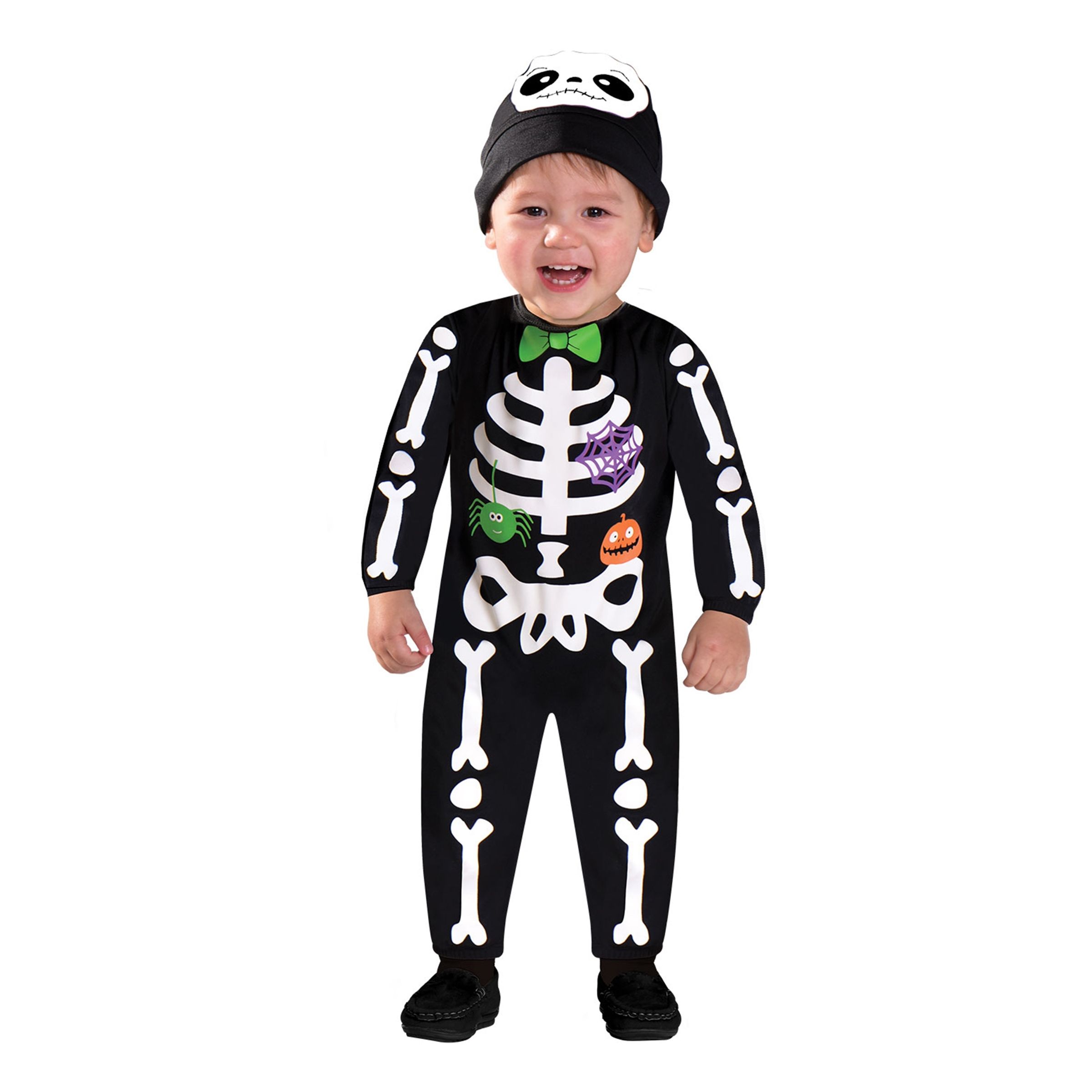 Skelet Jumpsuit Babykostume - 3-6 månader
