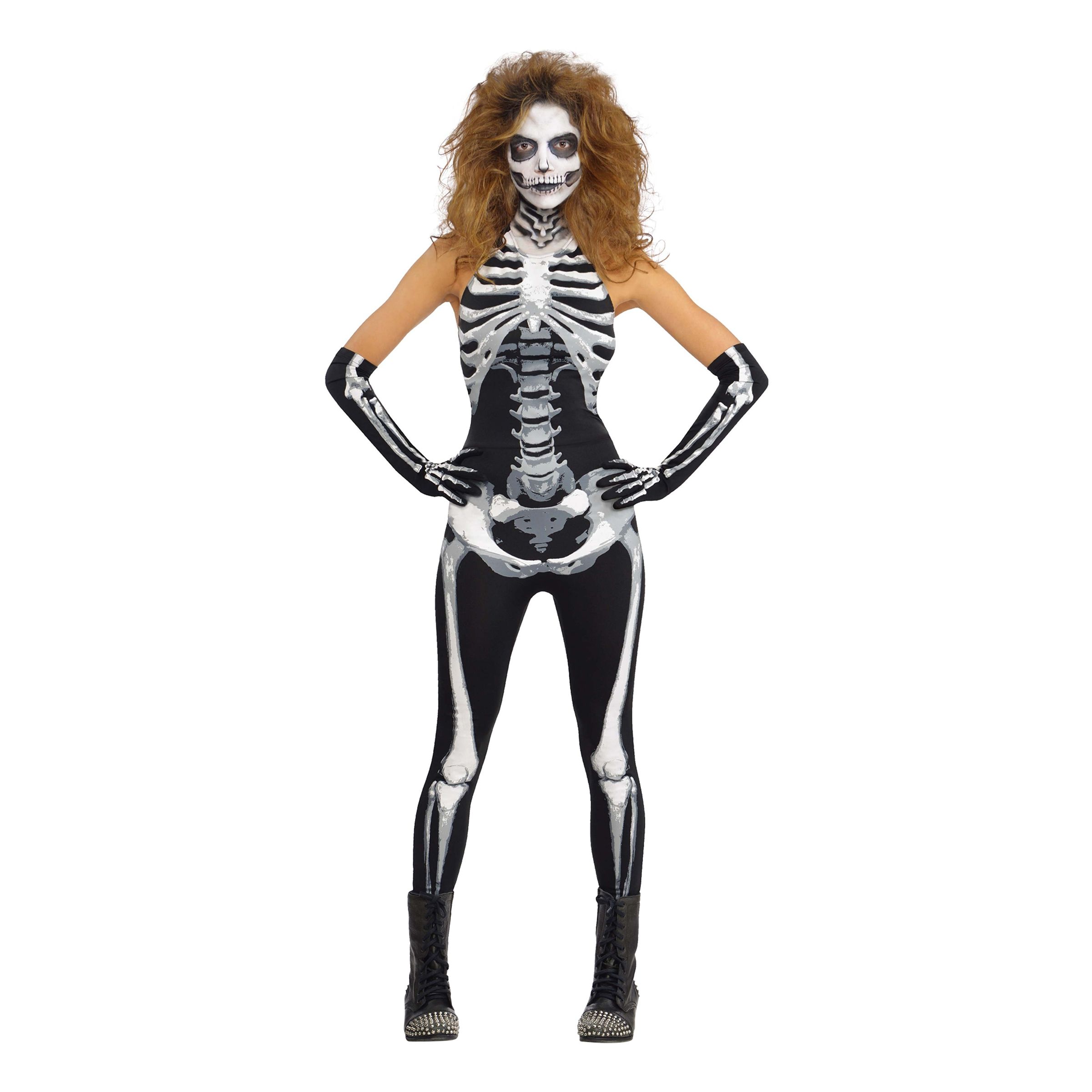 Jumpsuit Skeletkostume - Medium
