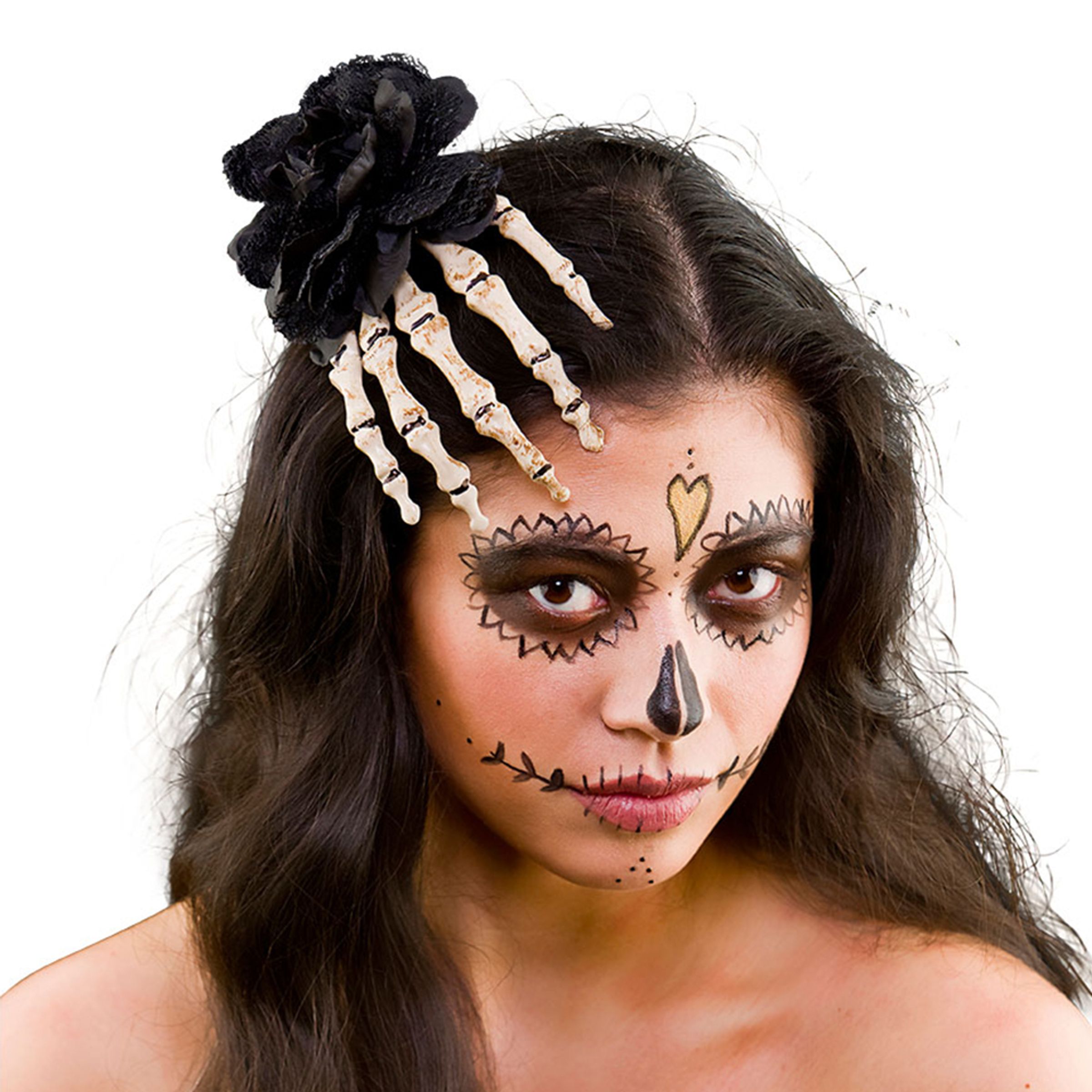 Skeletthand Hårklämma | Hem - Maskerad - Tillbehör - Maskeradaccessoarer | Maskeradspecialisten