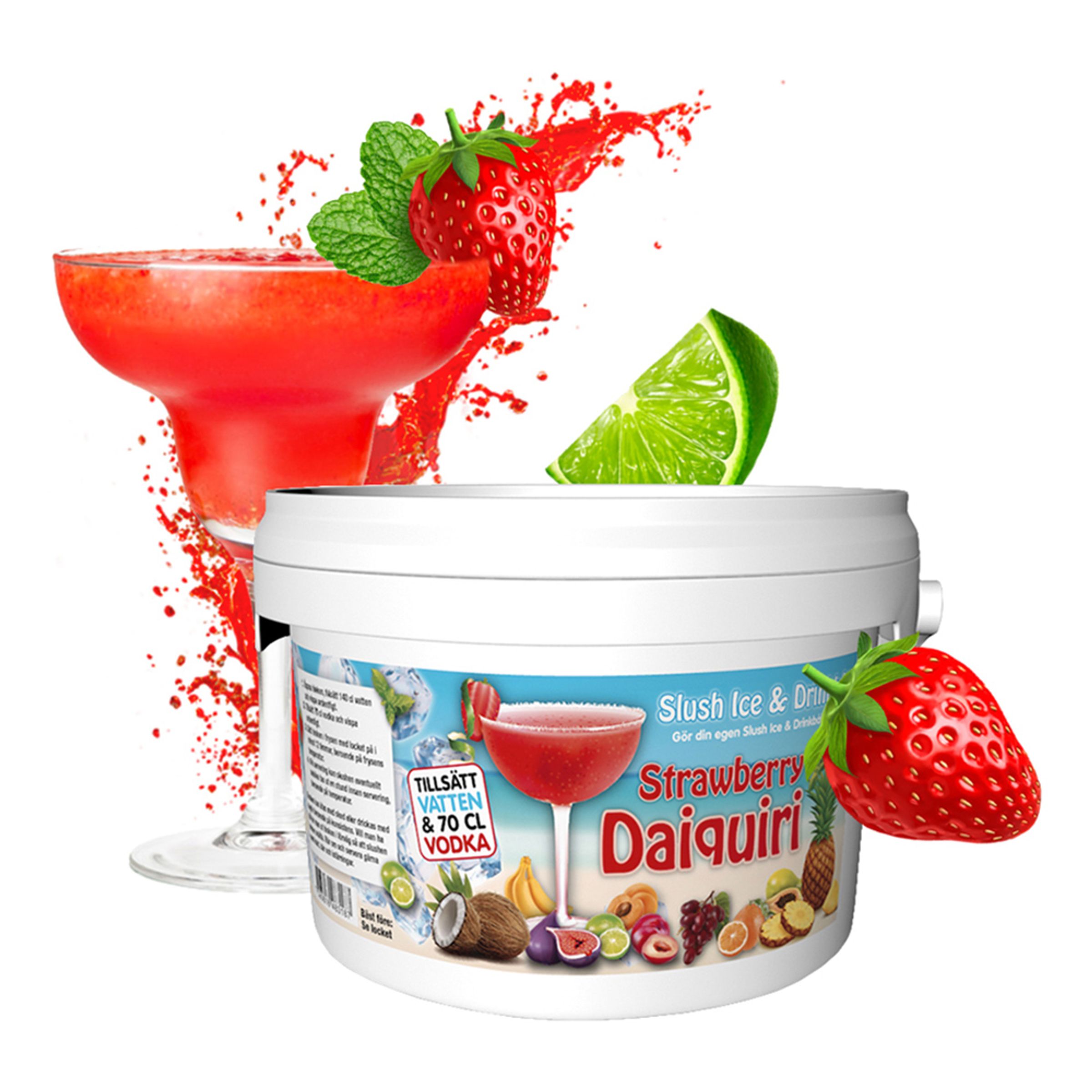 Slush Ice & Drinkbowle - Strawberry Daiquiri