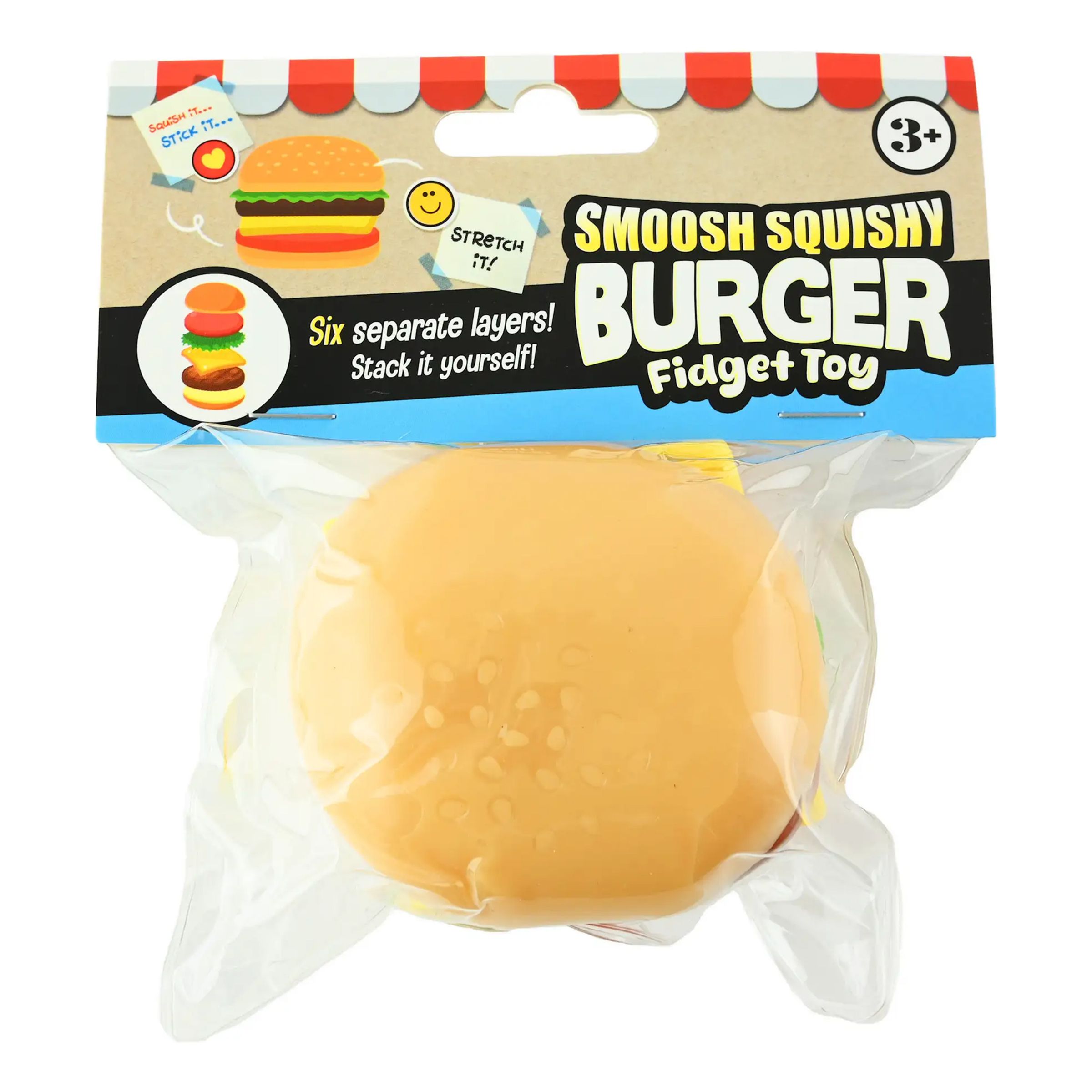 Smoosh Squishy Hamburger