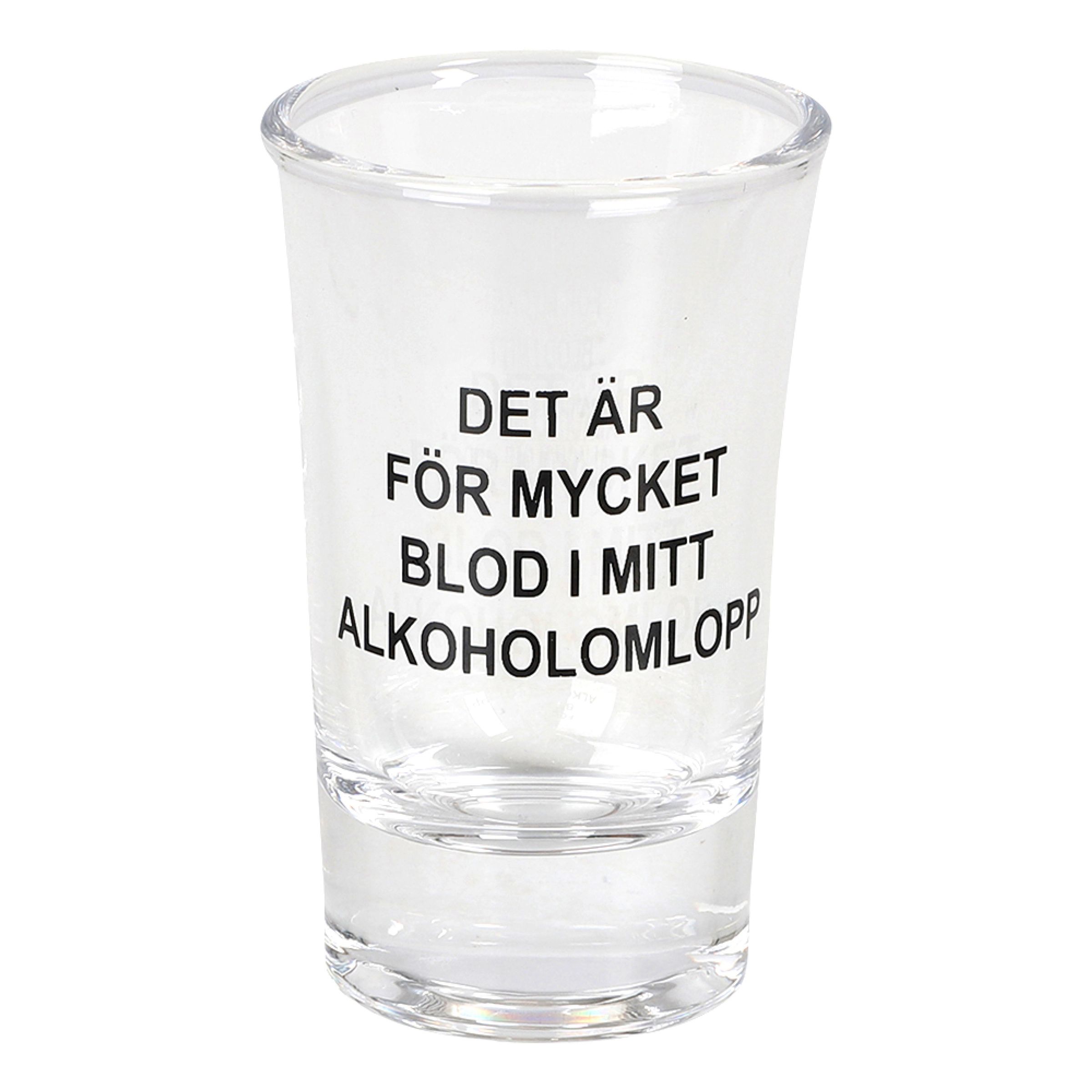 Snapsglas Alkoholomlopp | Hem - Bartillbehör - Glas - Shotglas | Pryloteket