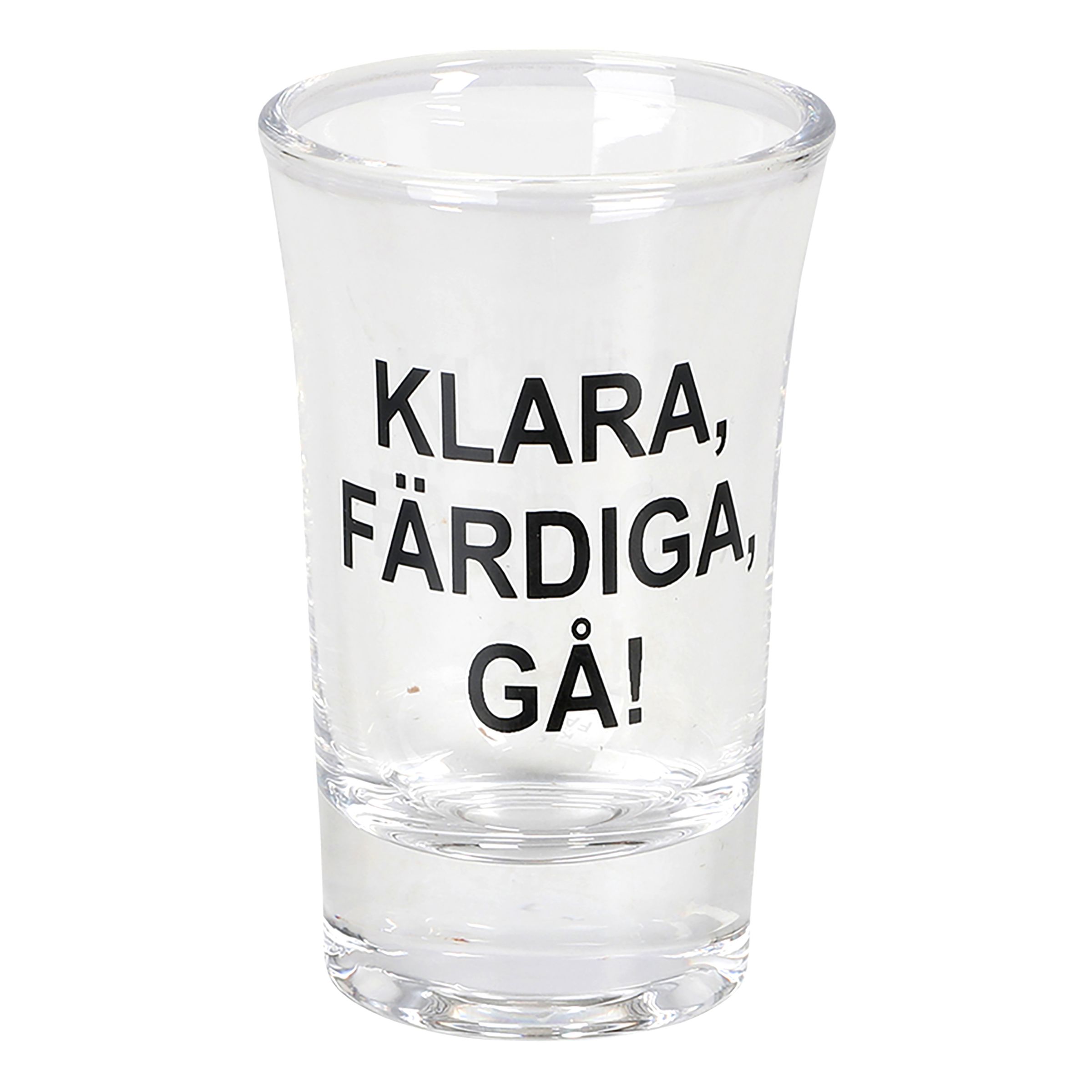 Snapsglas Klara Färdiga Gå | Hem - Bartillbehör - Glas - Shotglas | Pryloteket