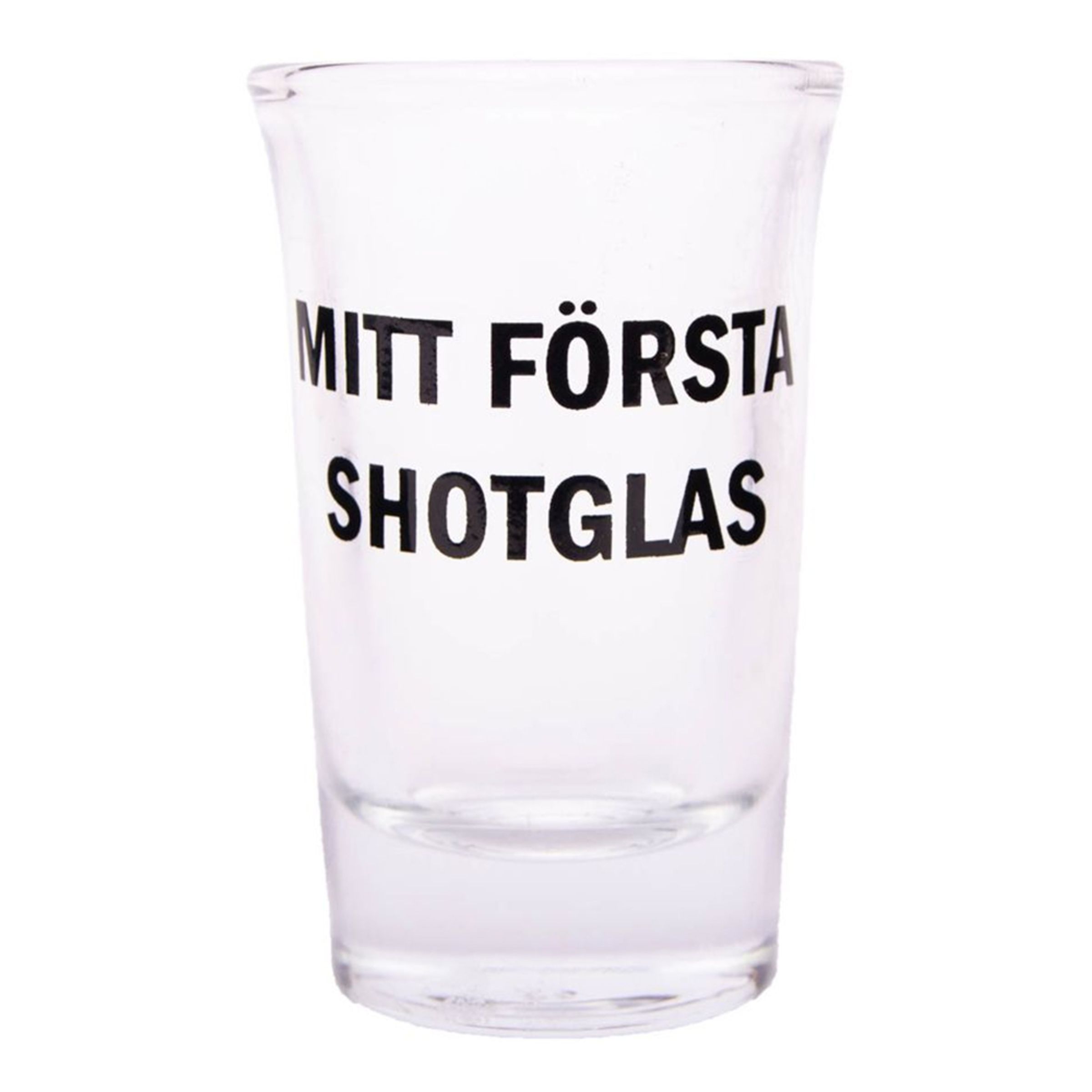 Snapseglas med Tekst - Mitt första shotglas