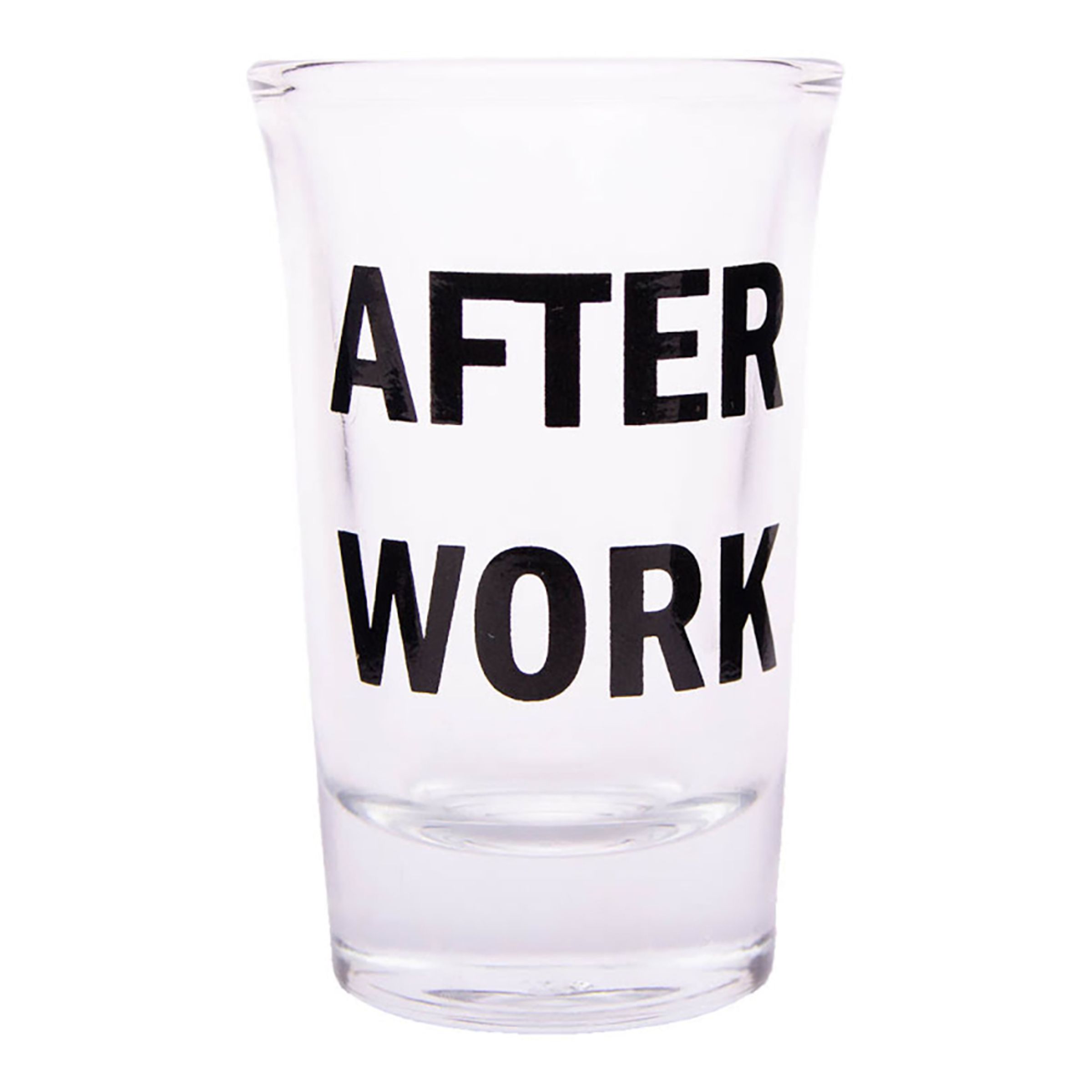 Snapseglas med Tekst - After work