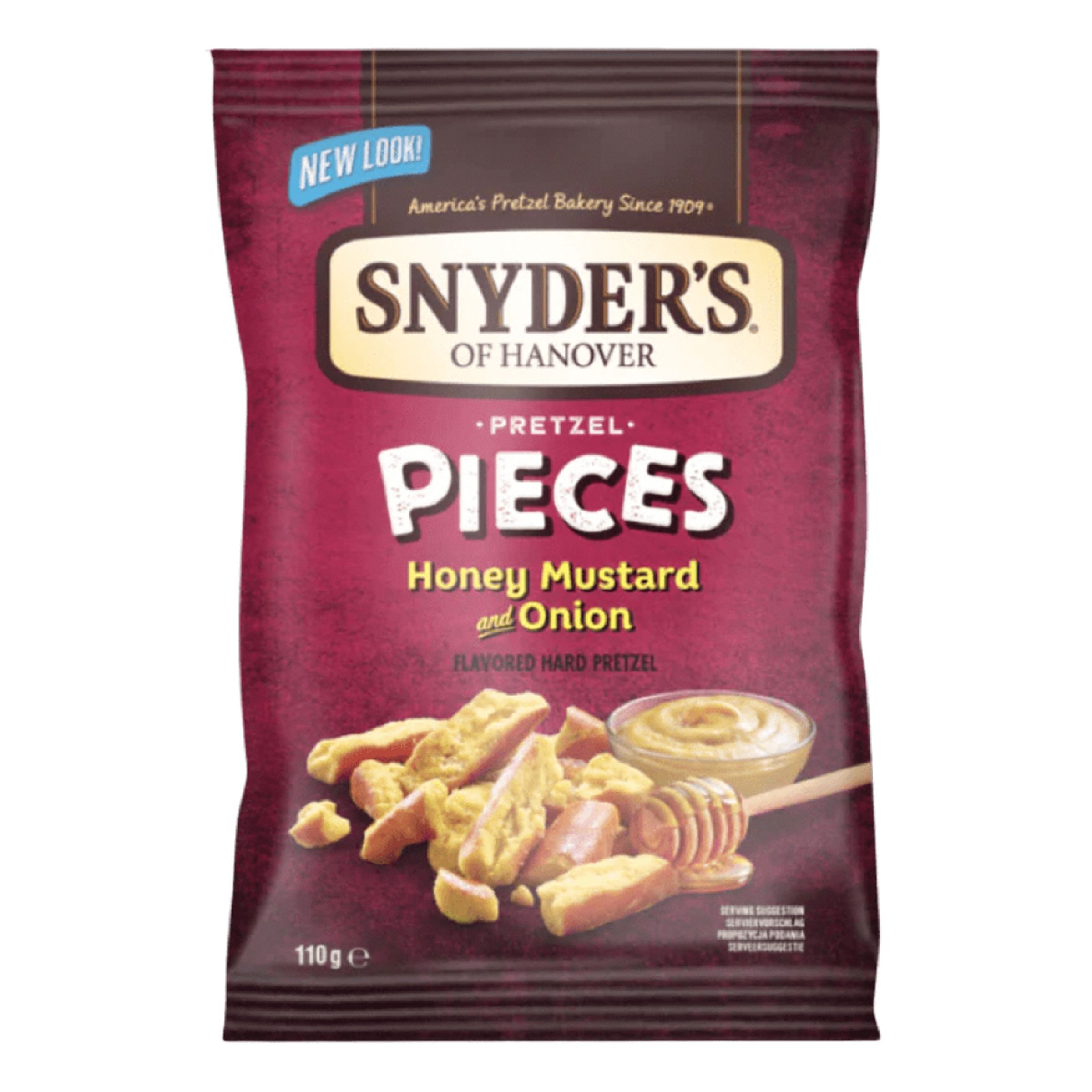 Snyders Pretzel Pieces Honey Mustard & Onion - 110 g | Hem - Godis & Läsk - Snacks | Maskeradspecialisten