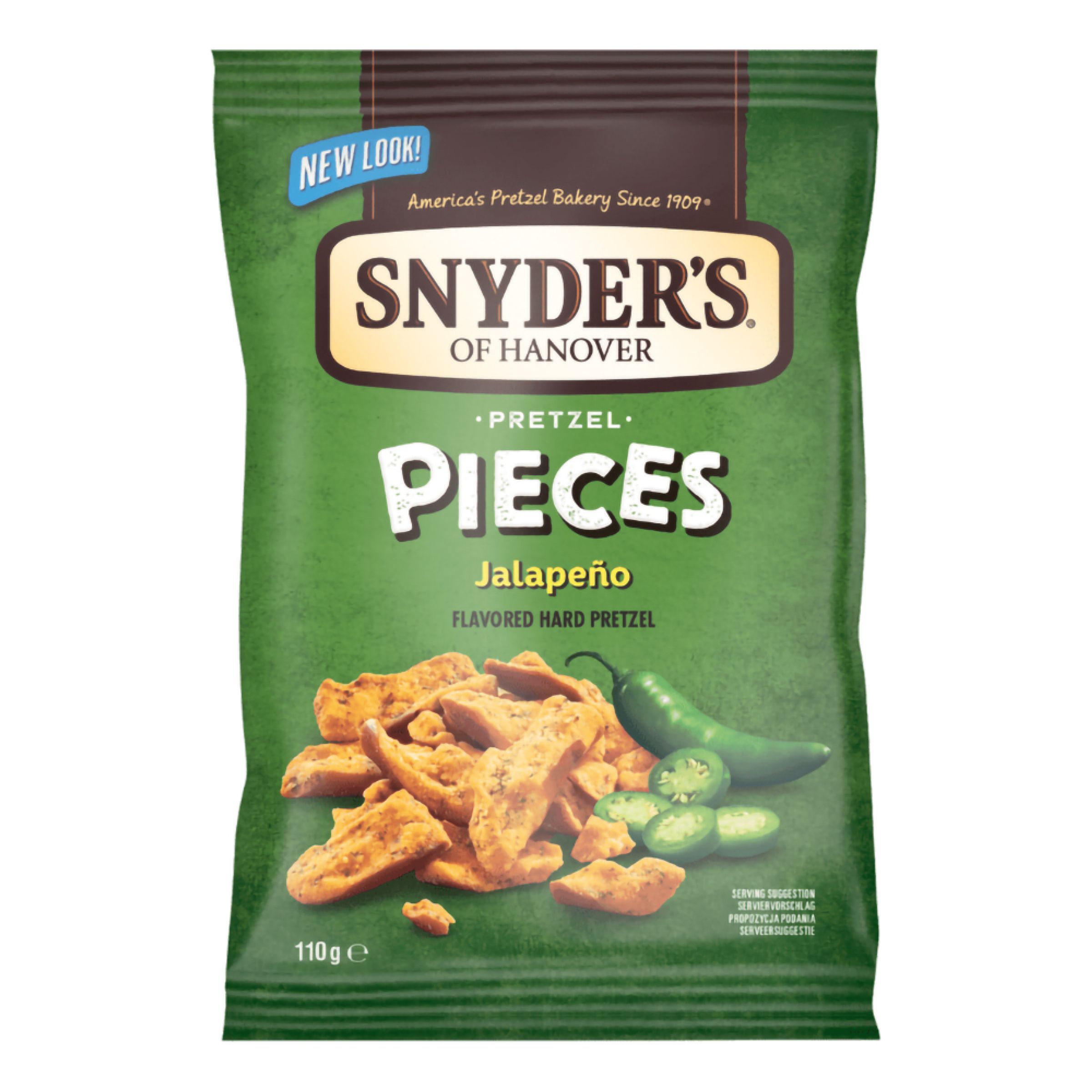 Snyders Pretzel Pieces Jalapeno - 110 g | Hem - Godis & Läsk - Snacks | Maskeradspecialisten