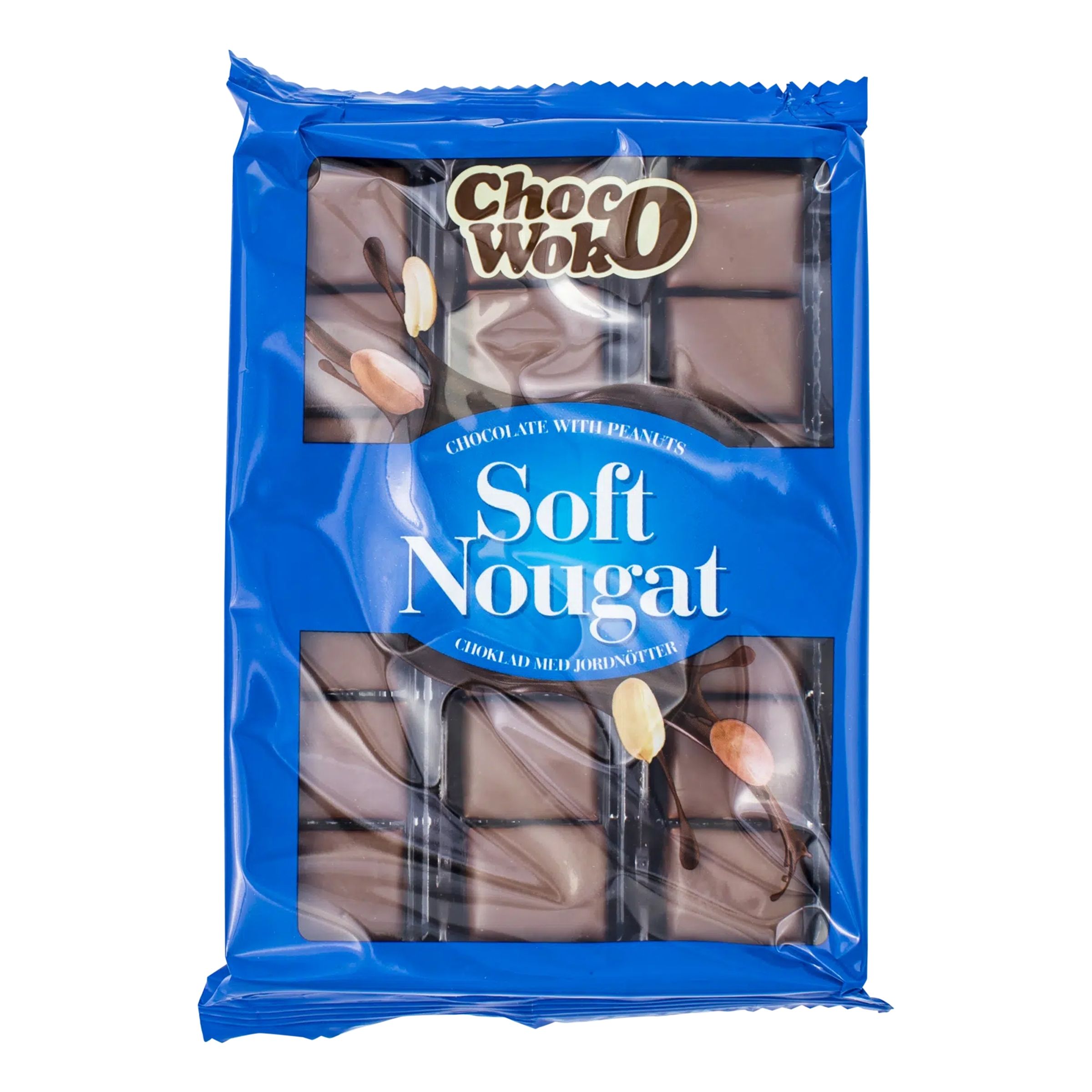 Choco Woko Soft Nougat Choklad & Jordnöt - 162 g | Hem - Godis & Läsk - Snacks - Nötter | Maskeradspecialisten