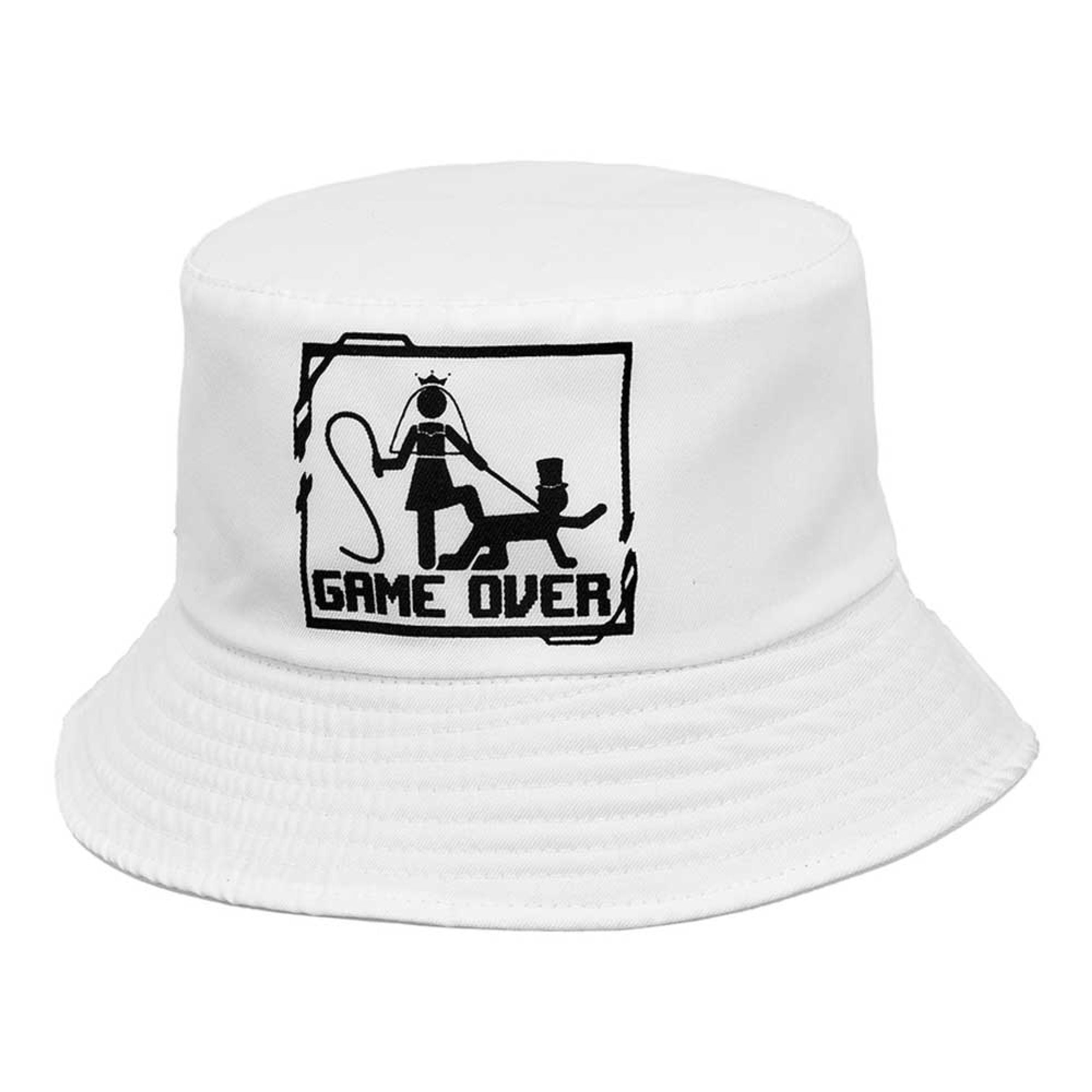 Solhatt Game Over Hvit - One size