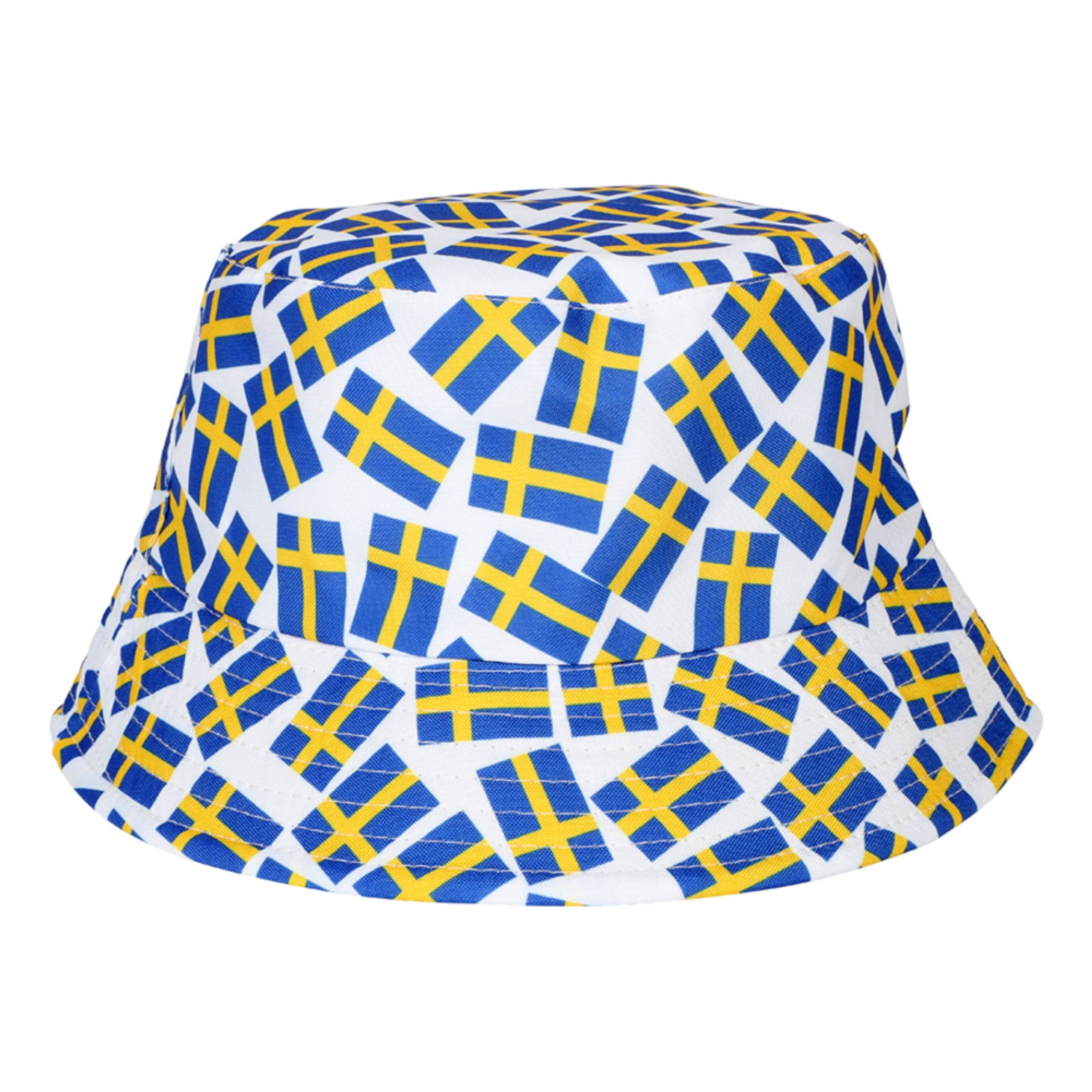 Solhatt med Svenska Flaggor - Ons size