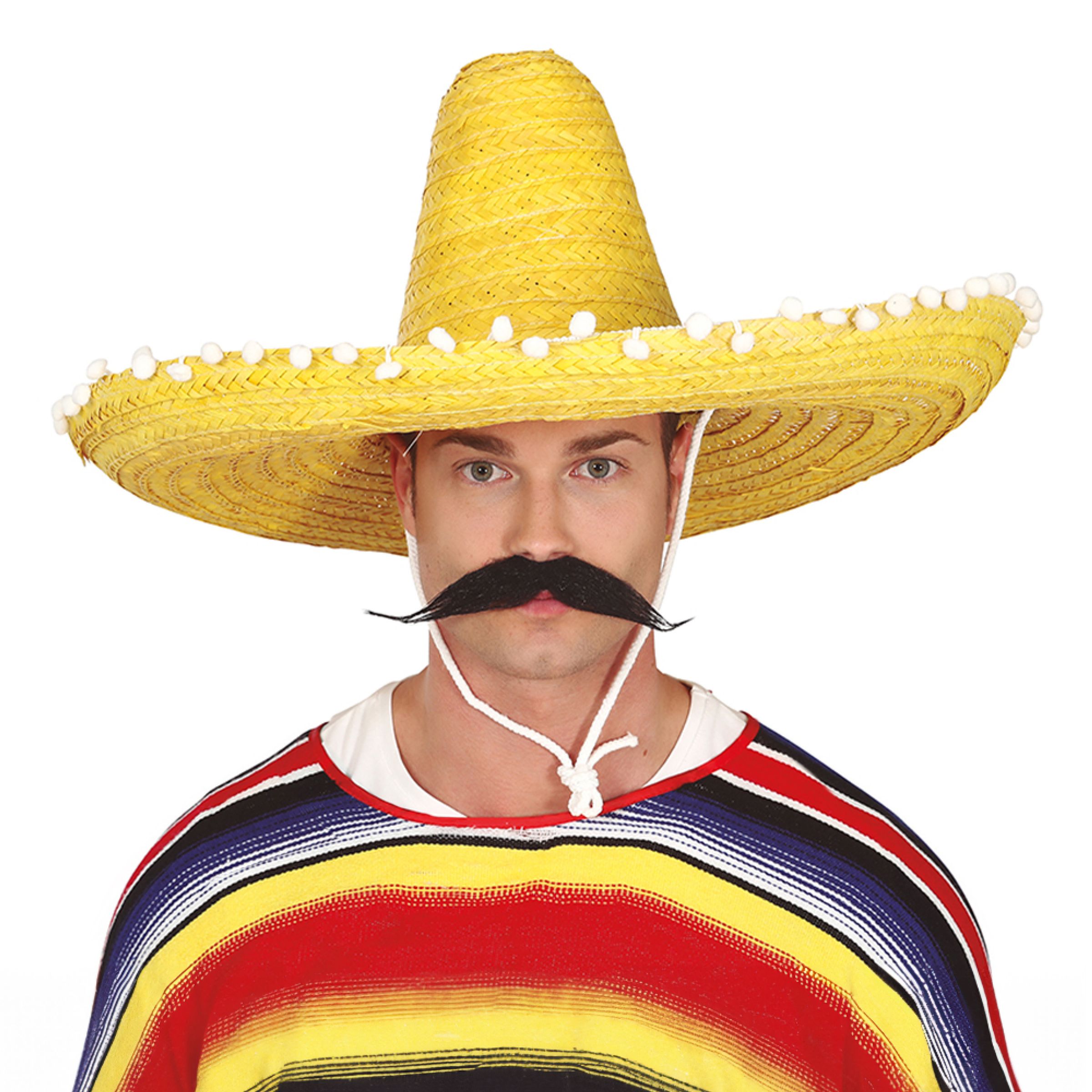 Sombrero Stor Gul - One size