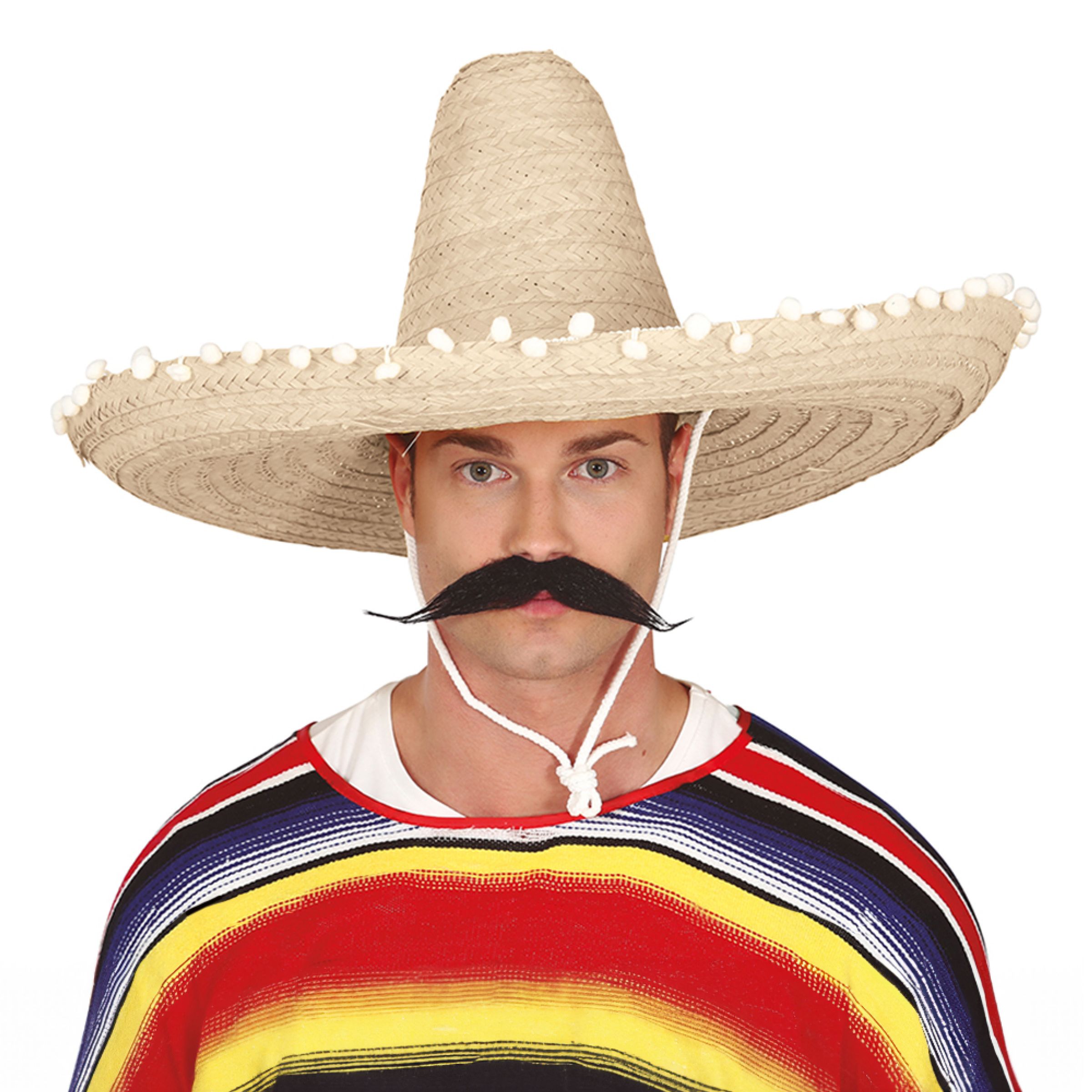 Sombrero Stor Natur - One size