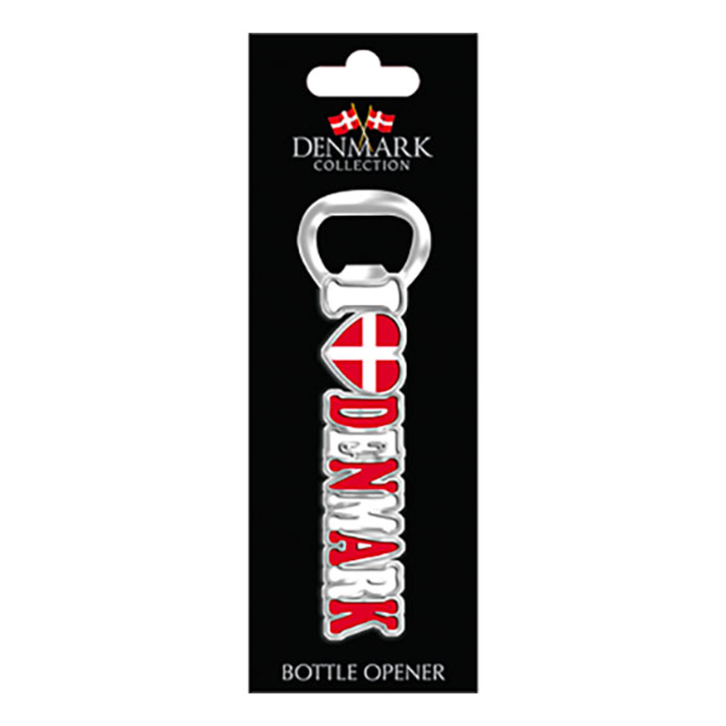 Souvenir Oplukker Magnet Denmark billede