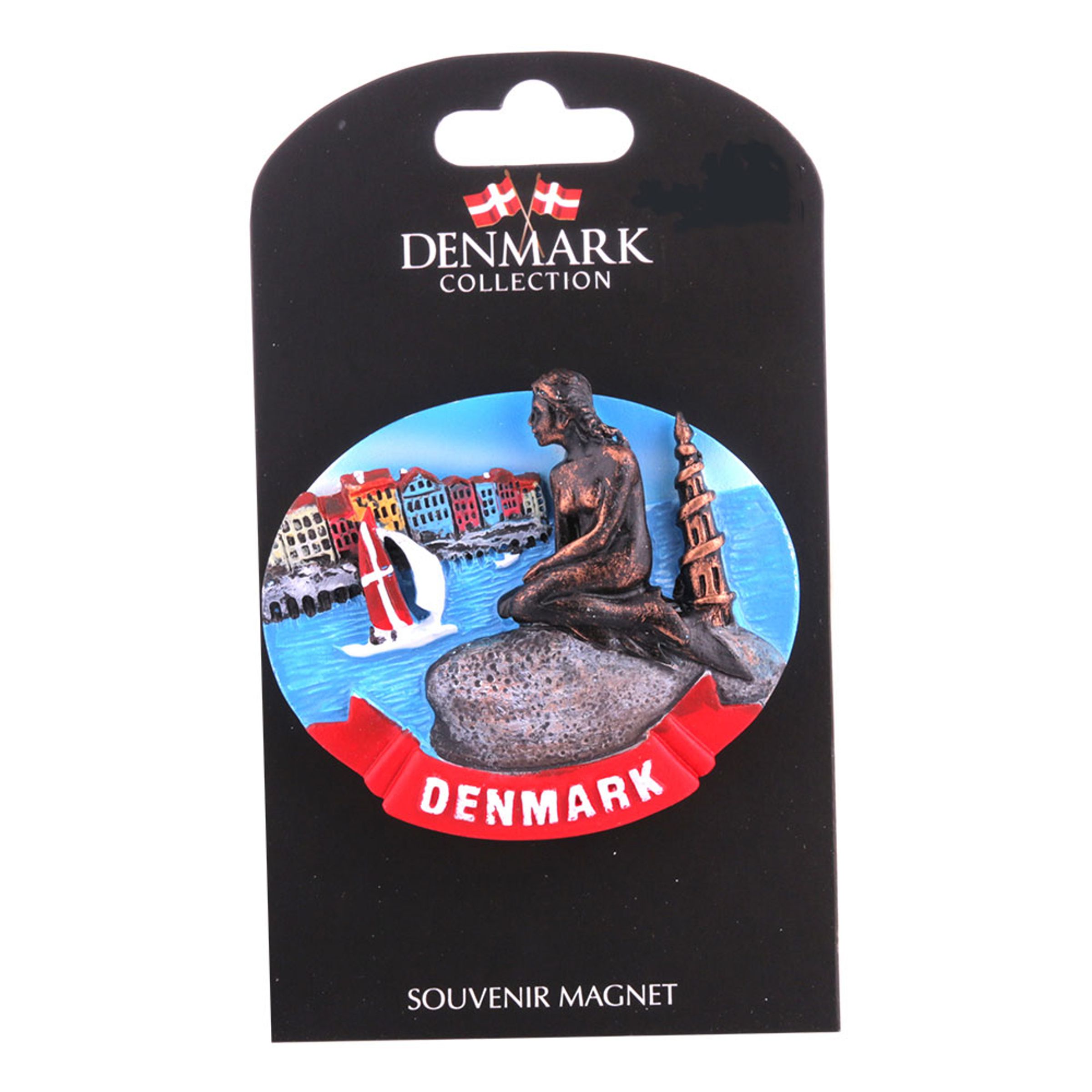 Souvenir Magnet Sjöjungfru Denmark | Hem - Roliga Prylar - Souvenirer - Danska Souvenirer | Maskeradspecialisten