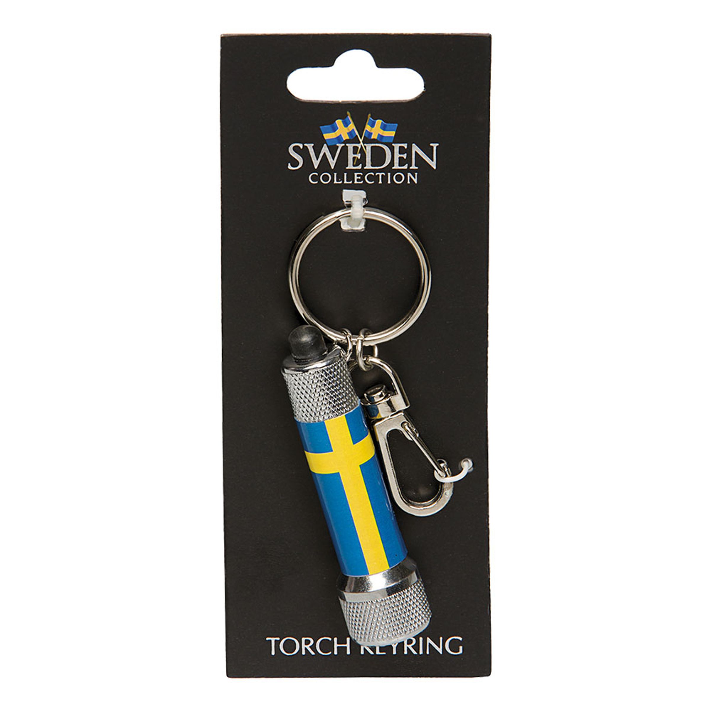 Souvenir Nøglering Lommelygte Sweden