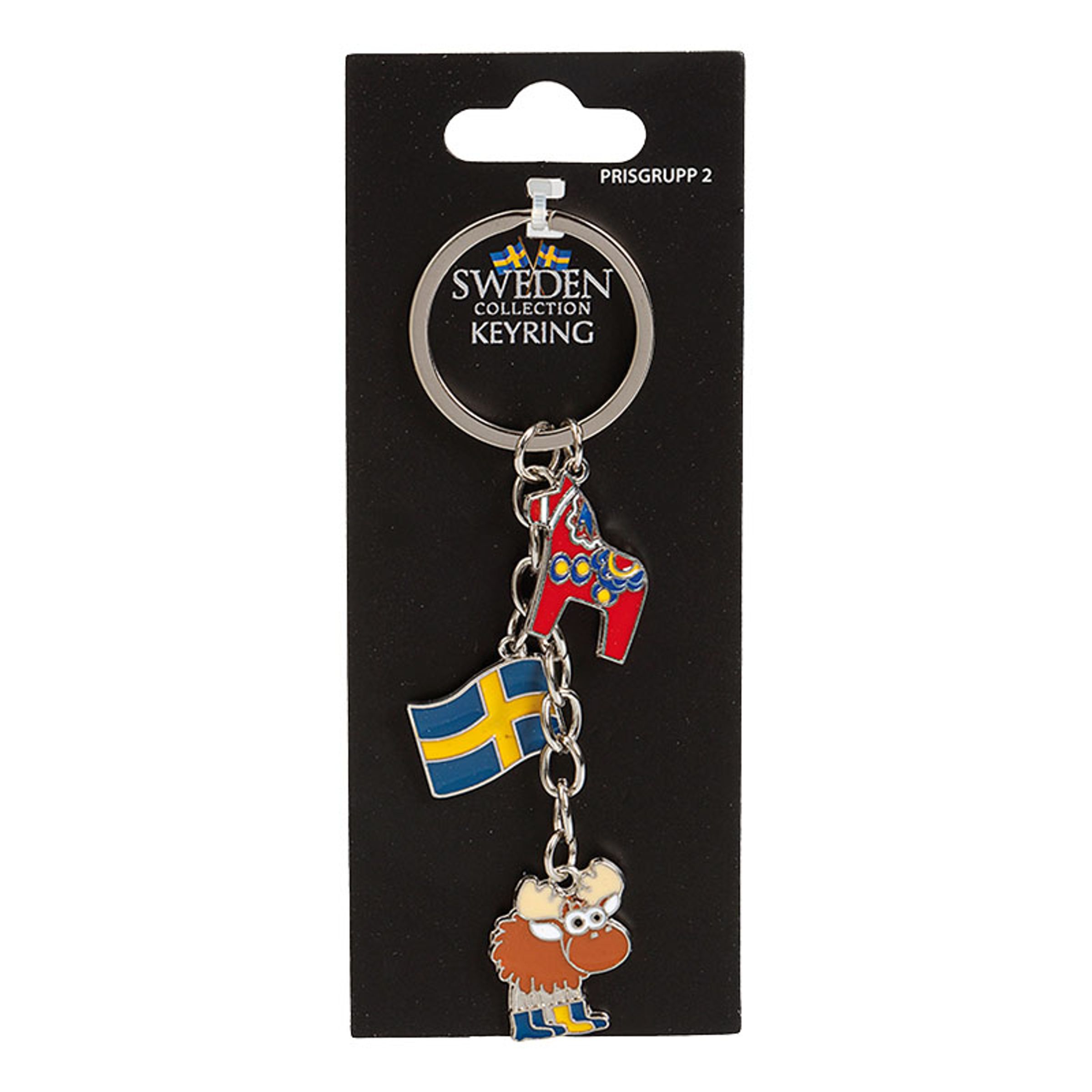 Souvenir Nøglering Sweden Hest/Elg