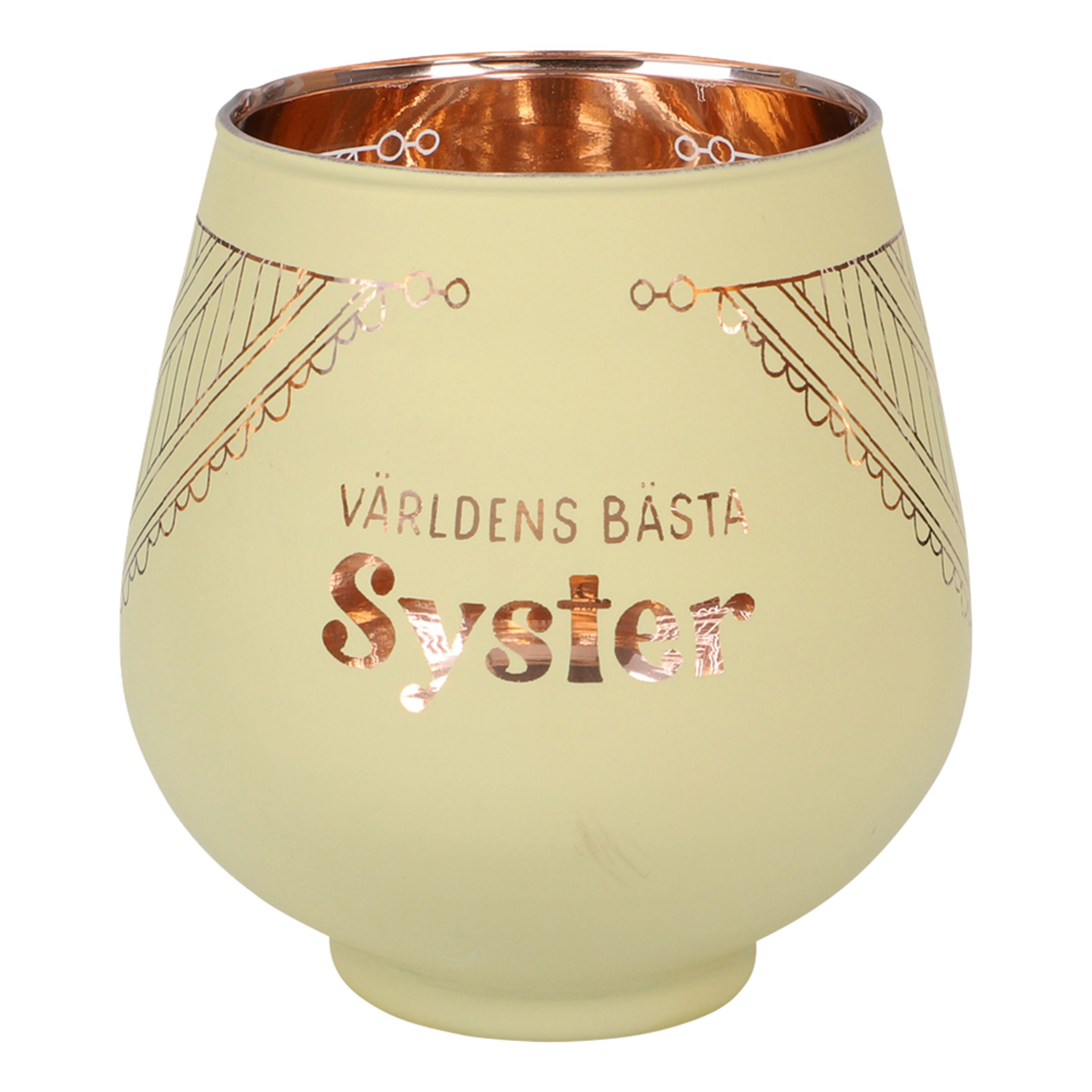 Ljuslykta Spegelglas med Text - Syster | Hem - Teman - Presenter - Present till Pappa | Pryloteket