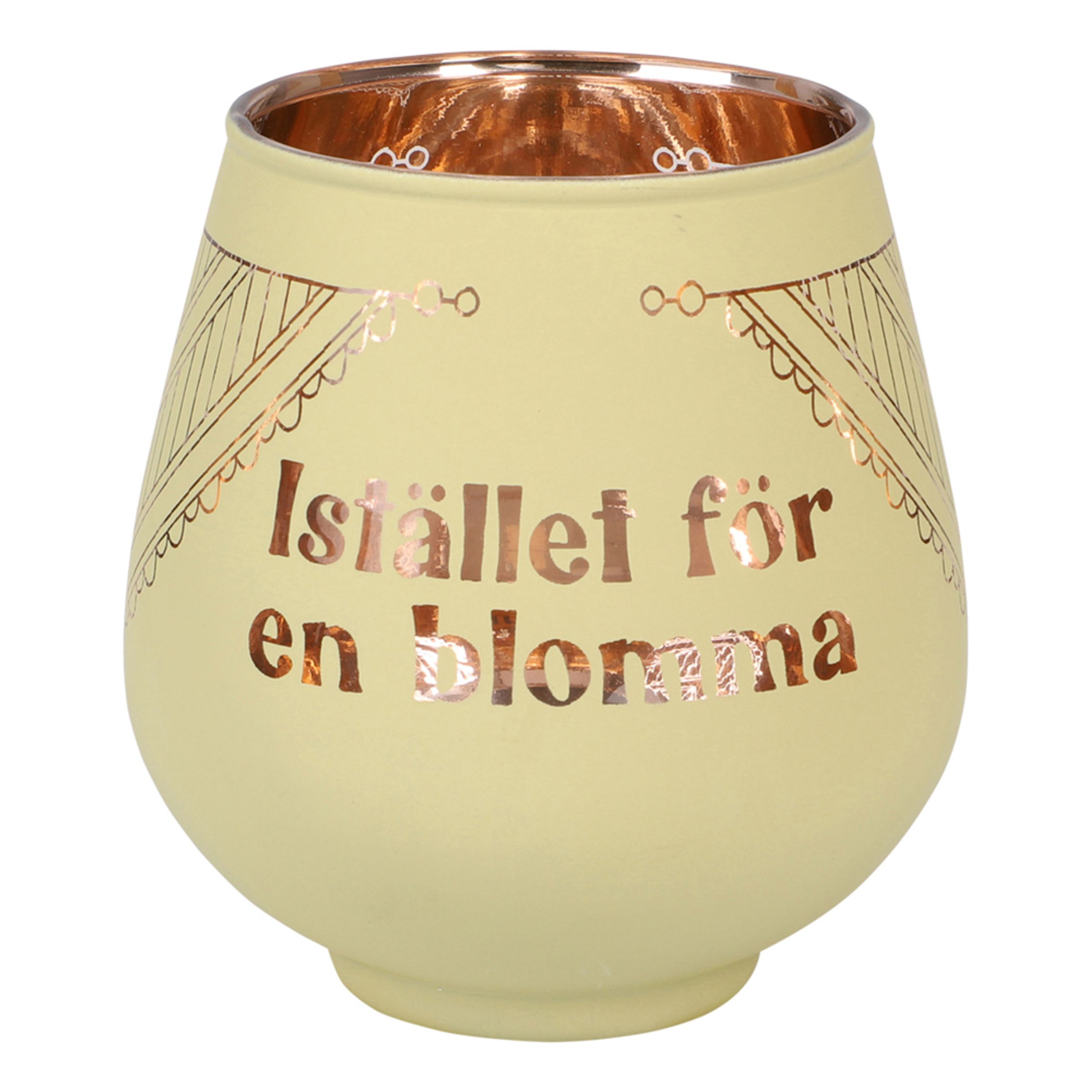 Ljuslykta Spegelglas med Text - Blomma | Hem - Teman - Presenter - Present till Pappa | Pryloteket