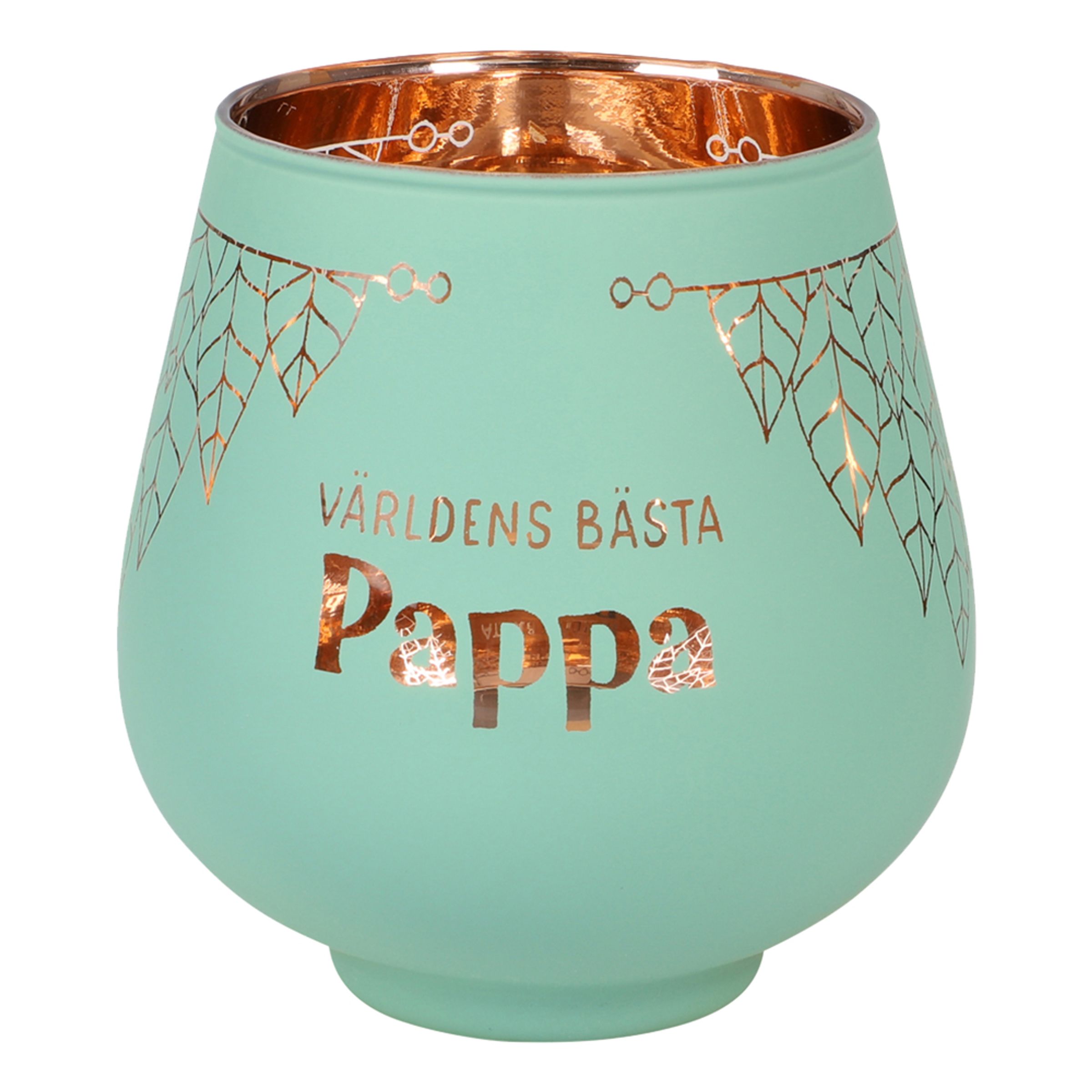 Ljuslykta Spegelglas med Text - Pappa | Hem - Teman - Presenter - Present till Pappa | Pryloteket