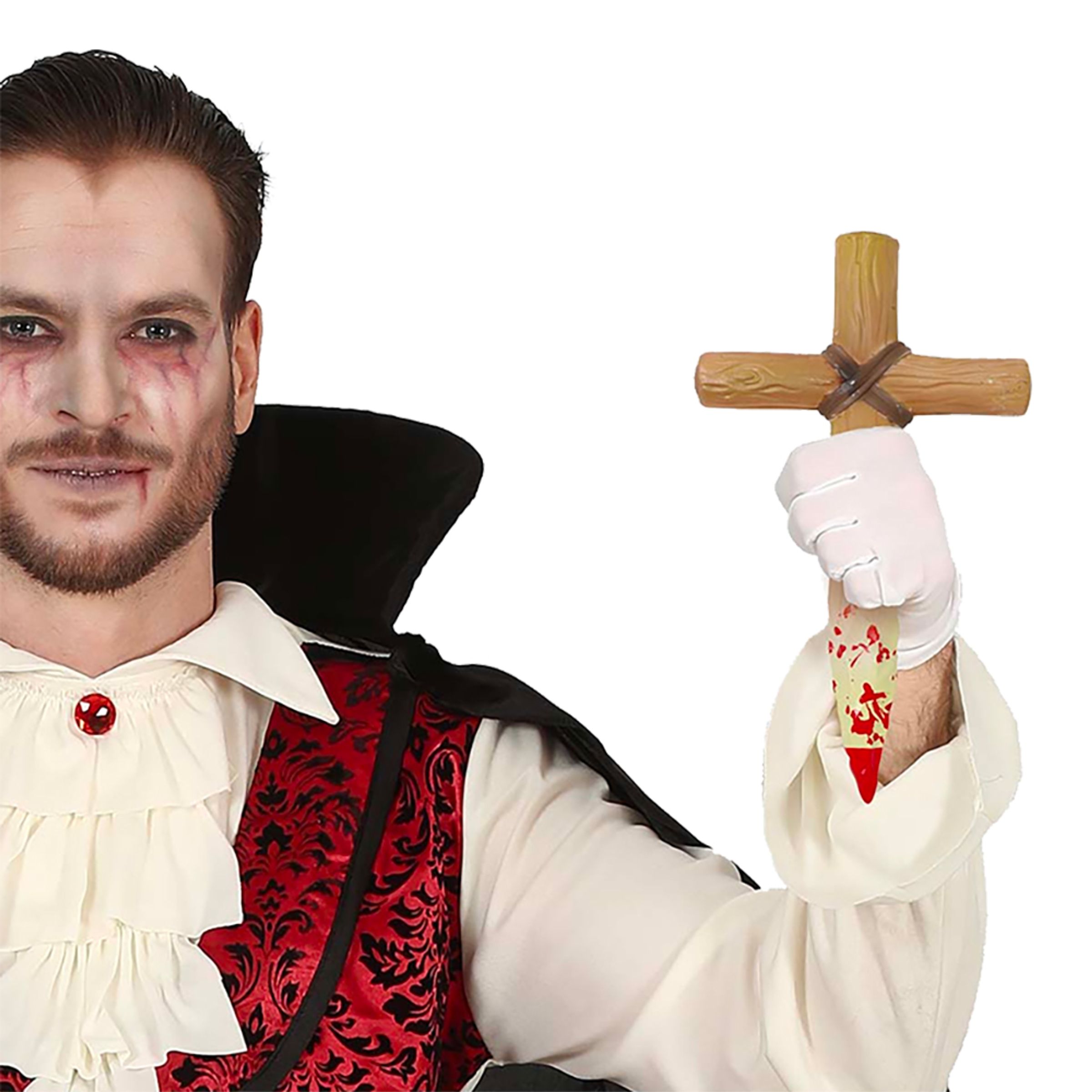Spetsigt Kors med Blod | Hem - Maskerad - Tillbehör - Maskeradaccessoarer | Maskeradspecialisten