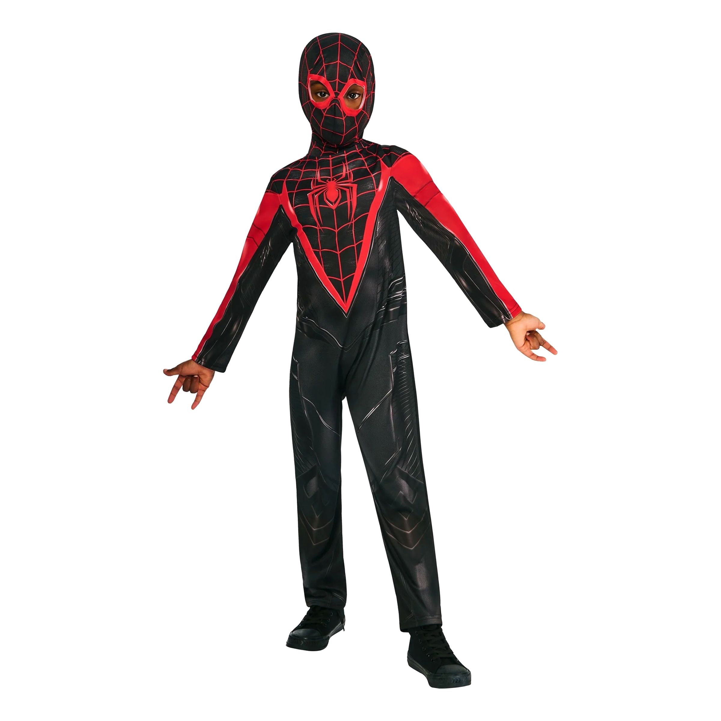 Spider-Man&trade Miles Morales Gamerverse Barn Maskeraddräkt - X-Small